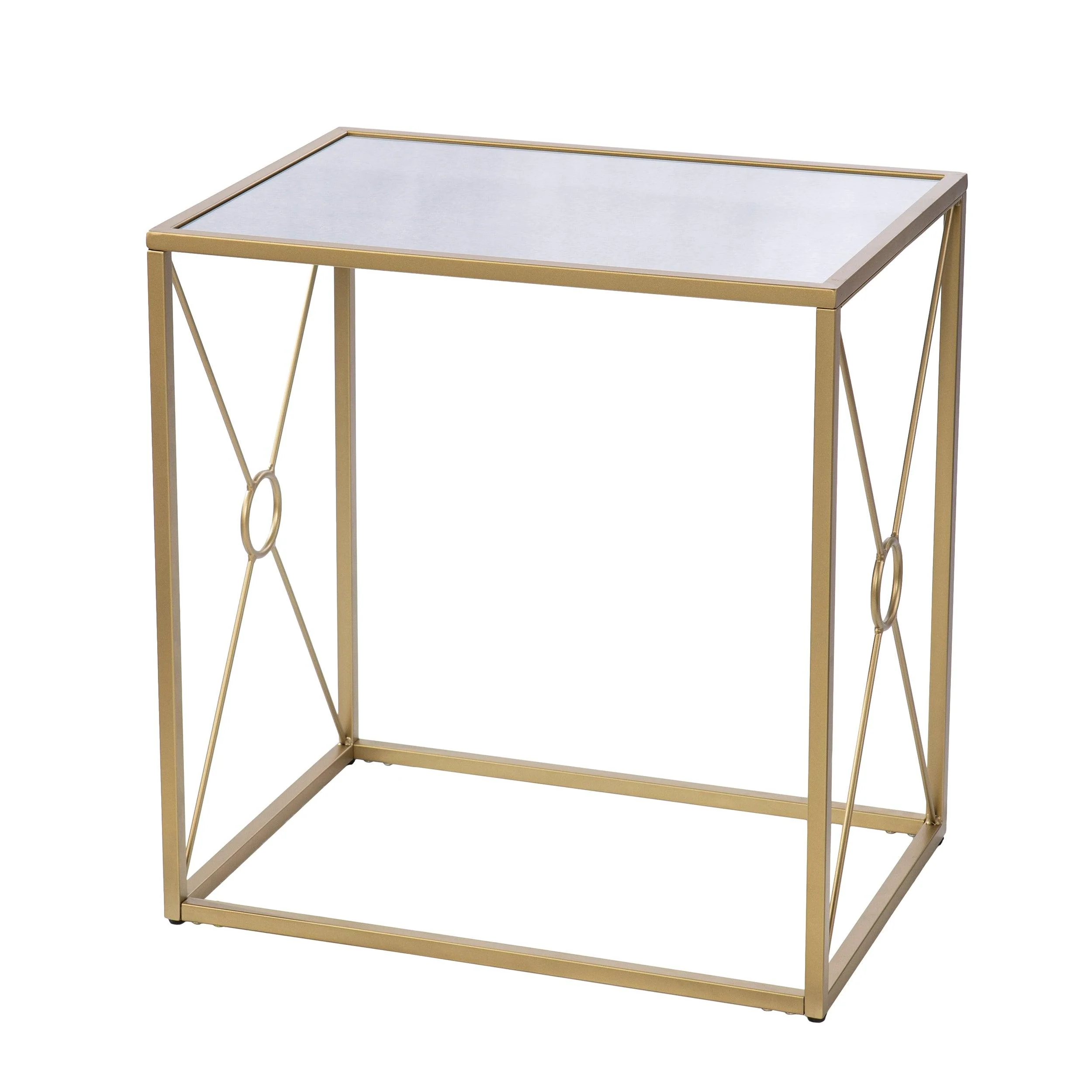 Larden Mirror-Top End Table - Remutear