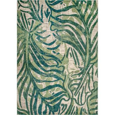 Cali Abstract Leaves Area Rug - Remutear