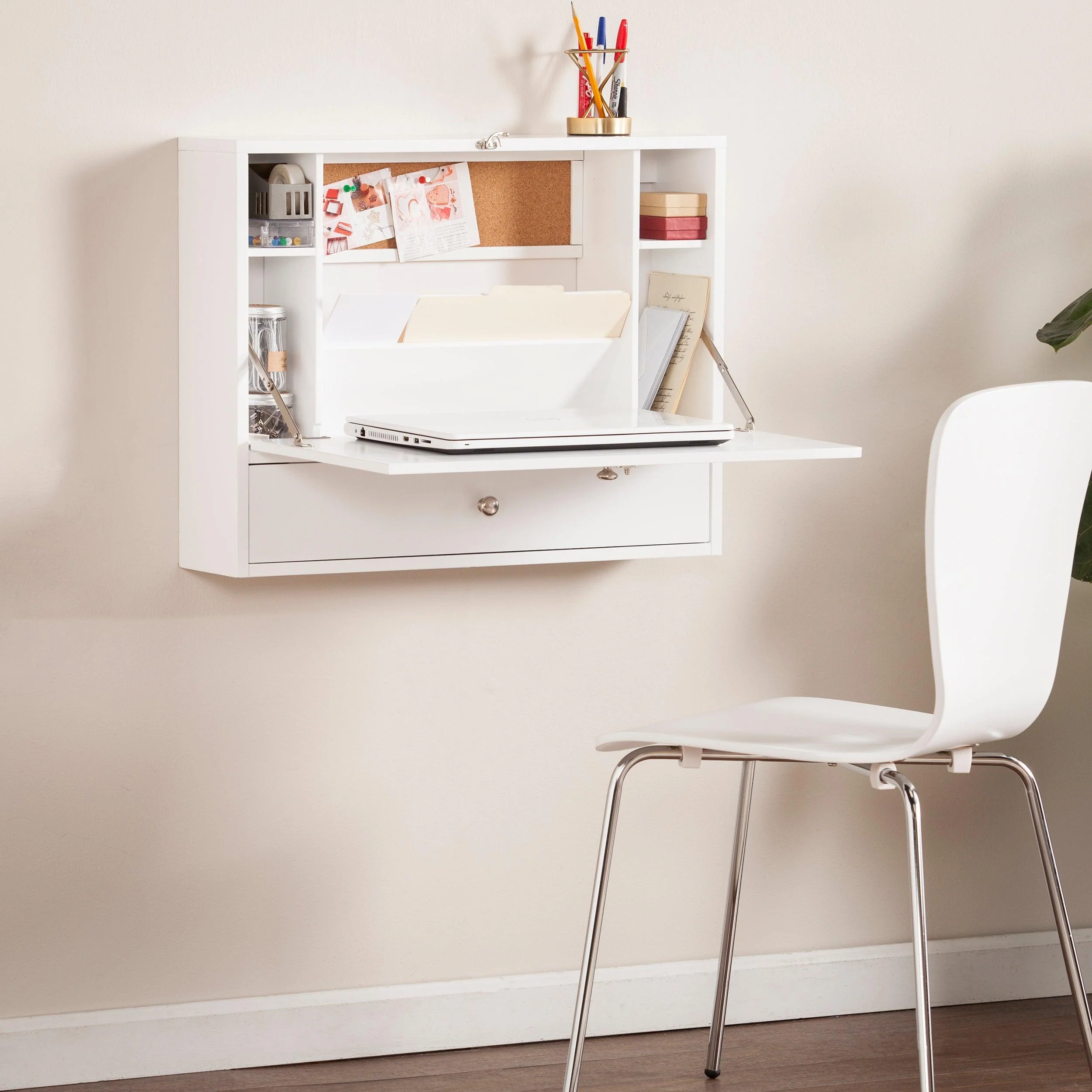 Benwick Wall Mount Folding Laptop Desk - Remutear