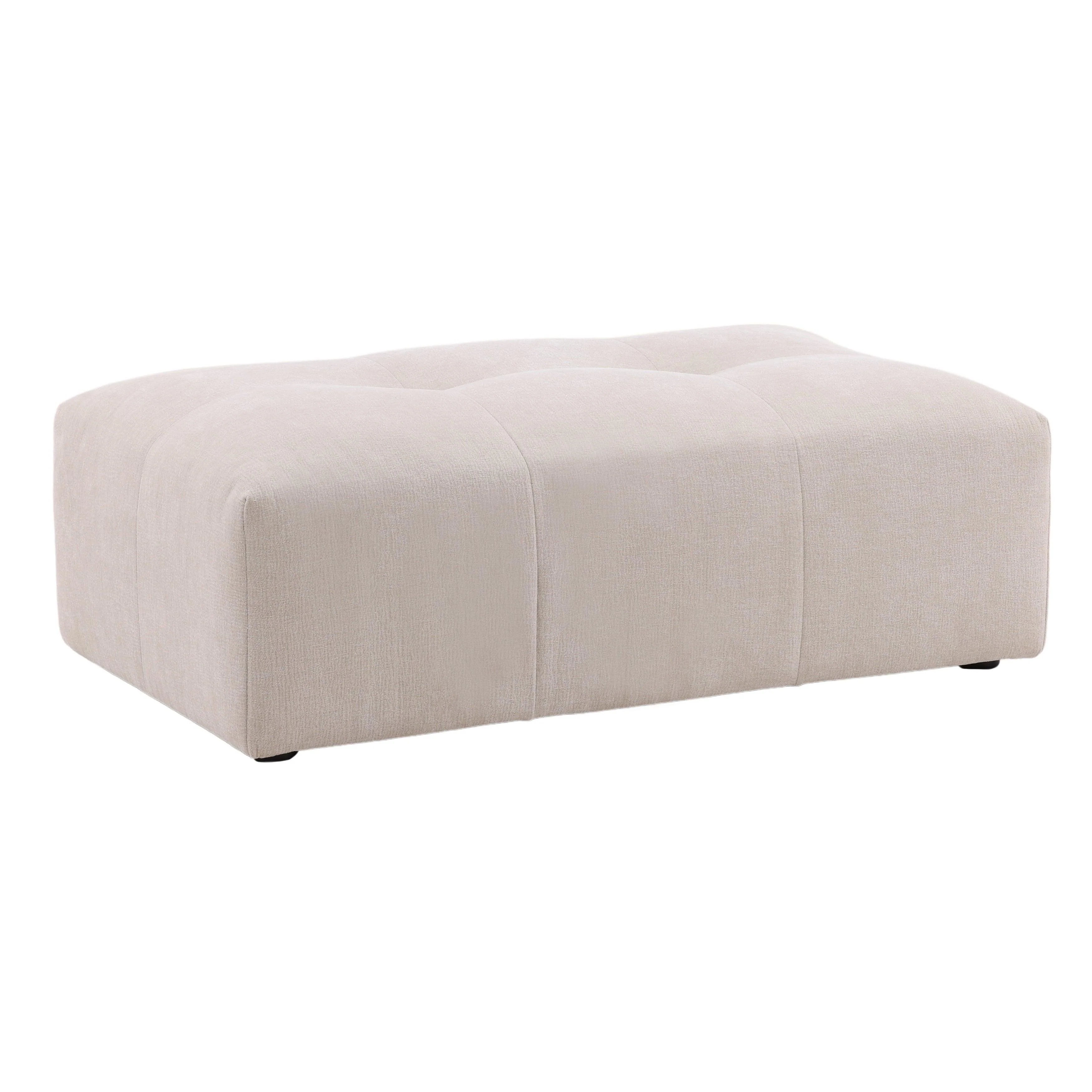 Hilde Ottoman Cream - Remutear