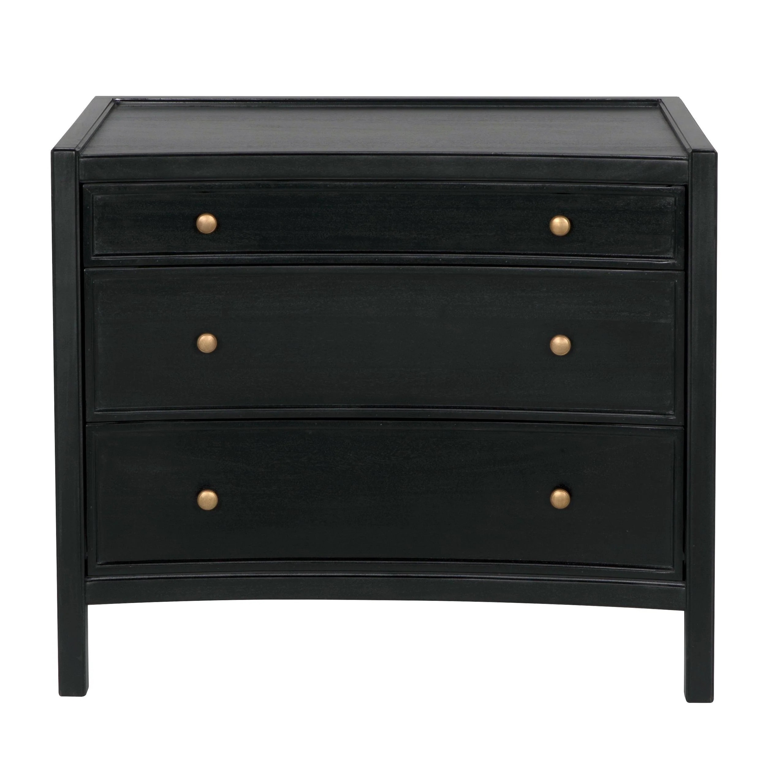Hampton Side Table, Hand Rubbed Black - Remutear