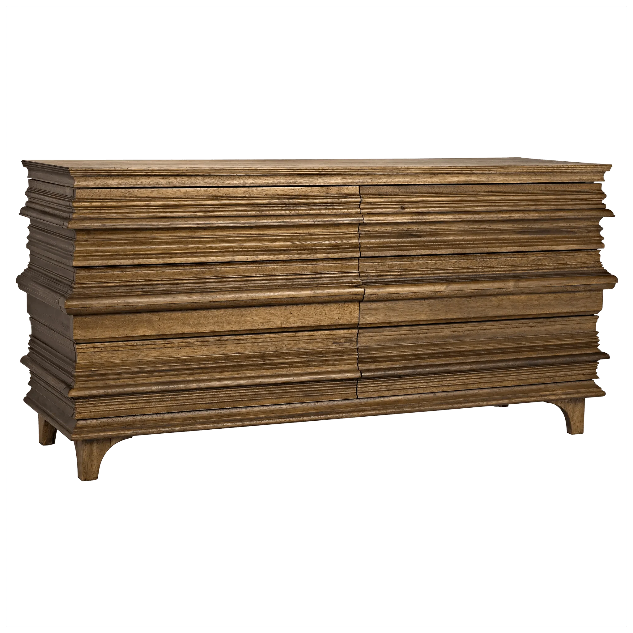 Bernard 6 Drawer, Dark Walnut - Remutear