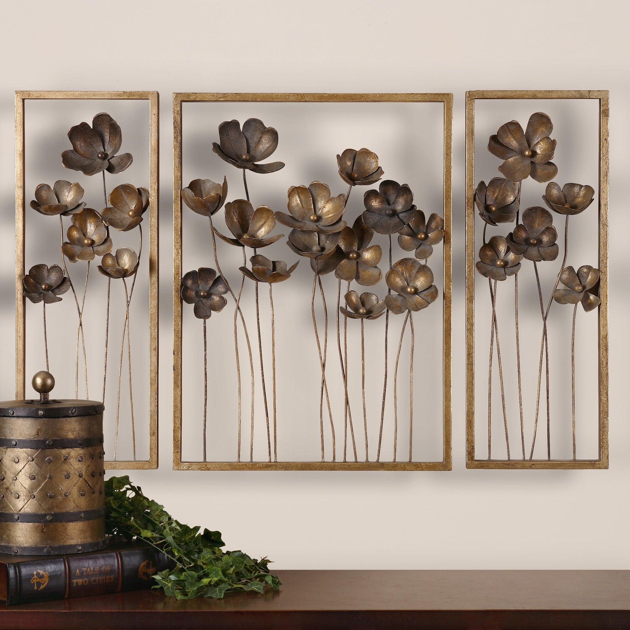 METAL TULIPS WALL ART SET/3 - Remutear