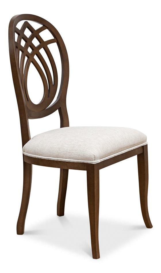 Goccia Side Chair - Driftwood - Oatmeal - Set of 2 - Remutear