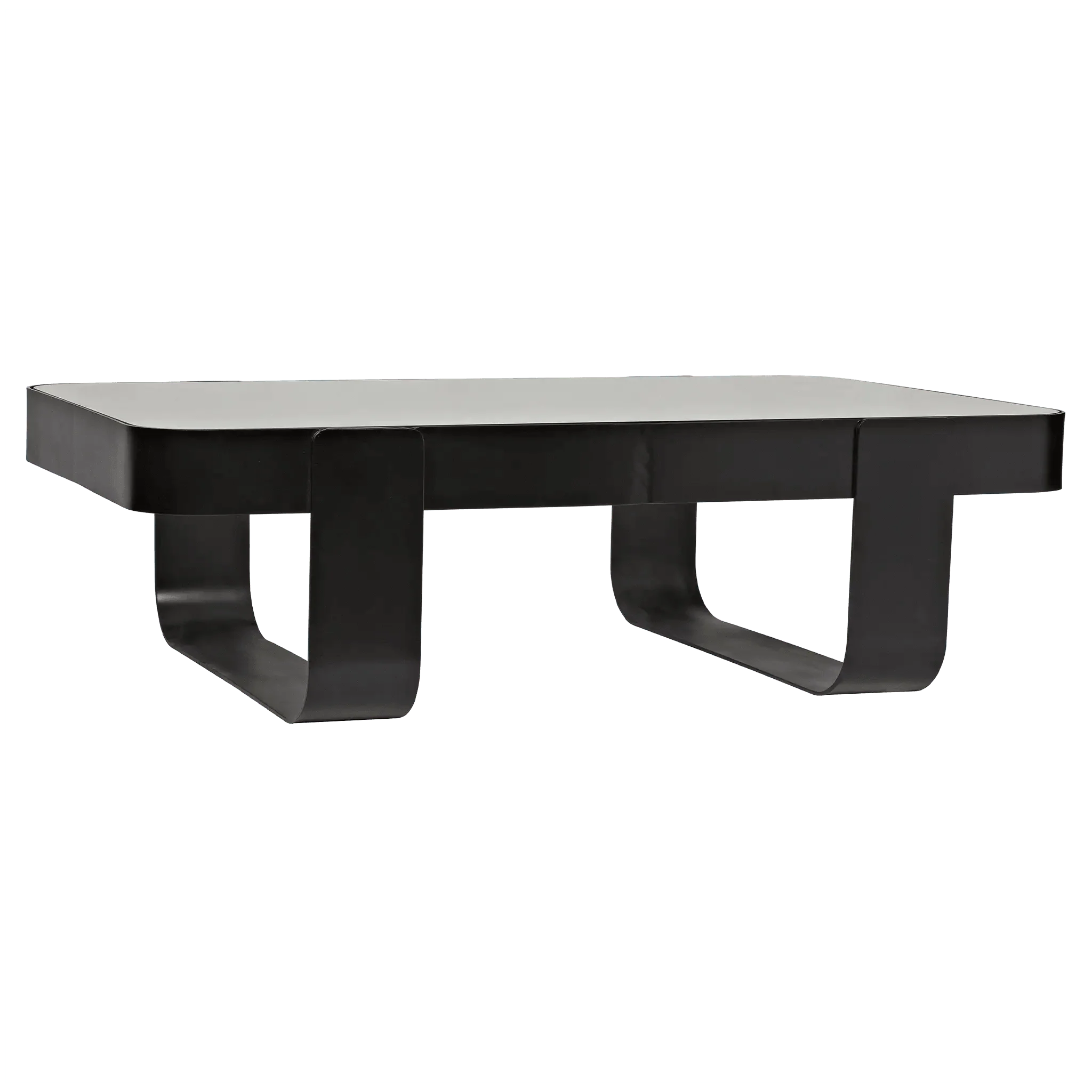 Marshall Coffee Table, Black Steel - Remutear