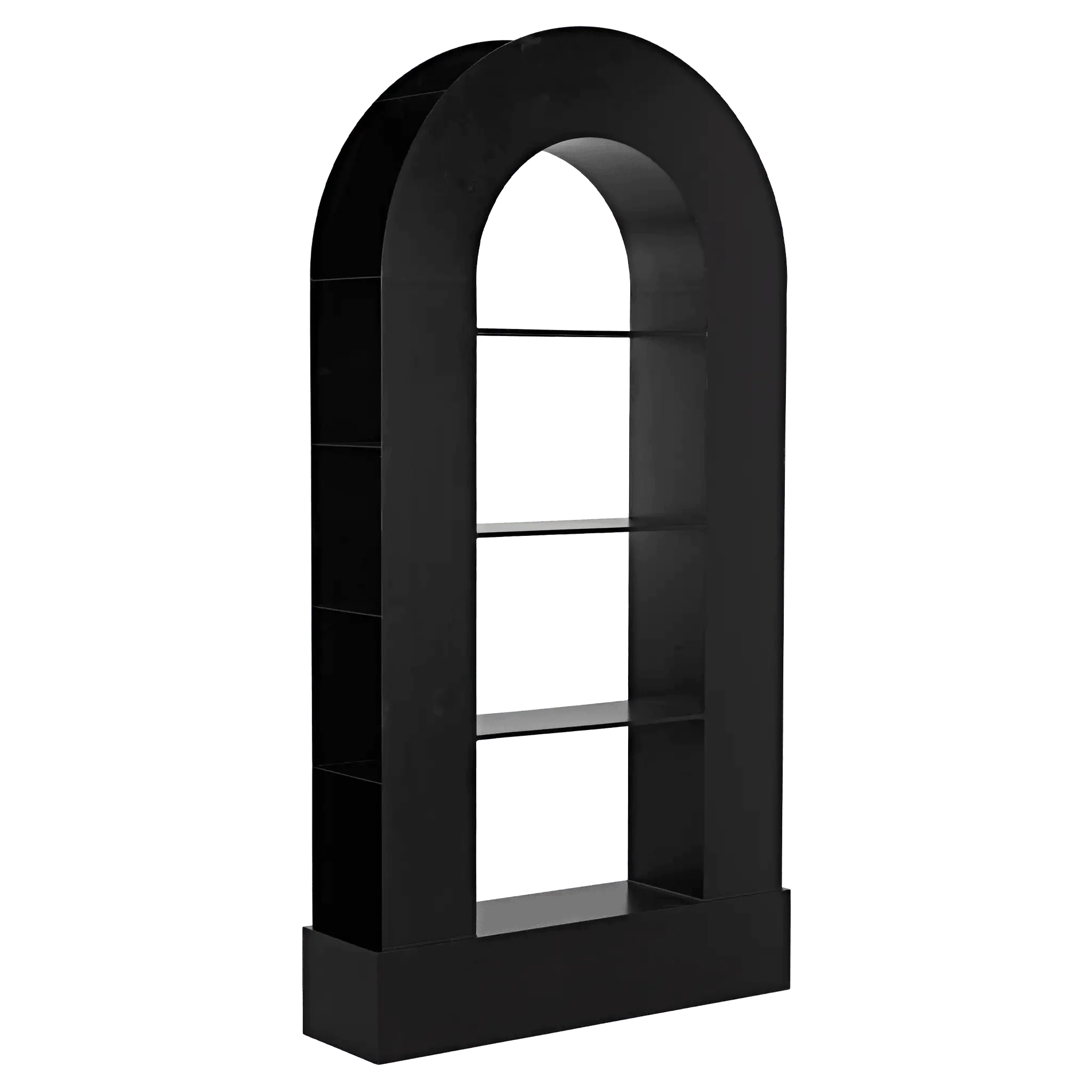 Triumph Bookcase, Black Steel - Remutear