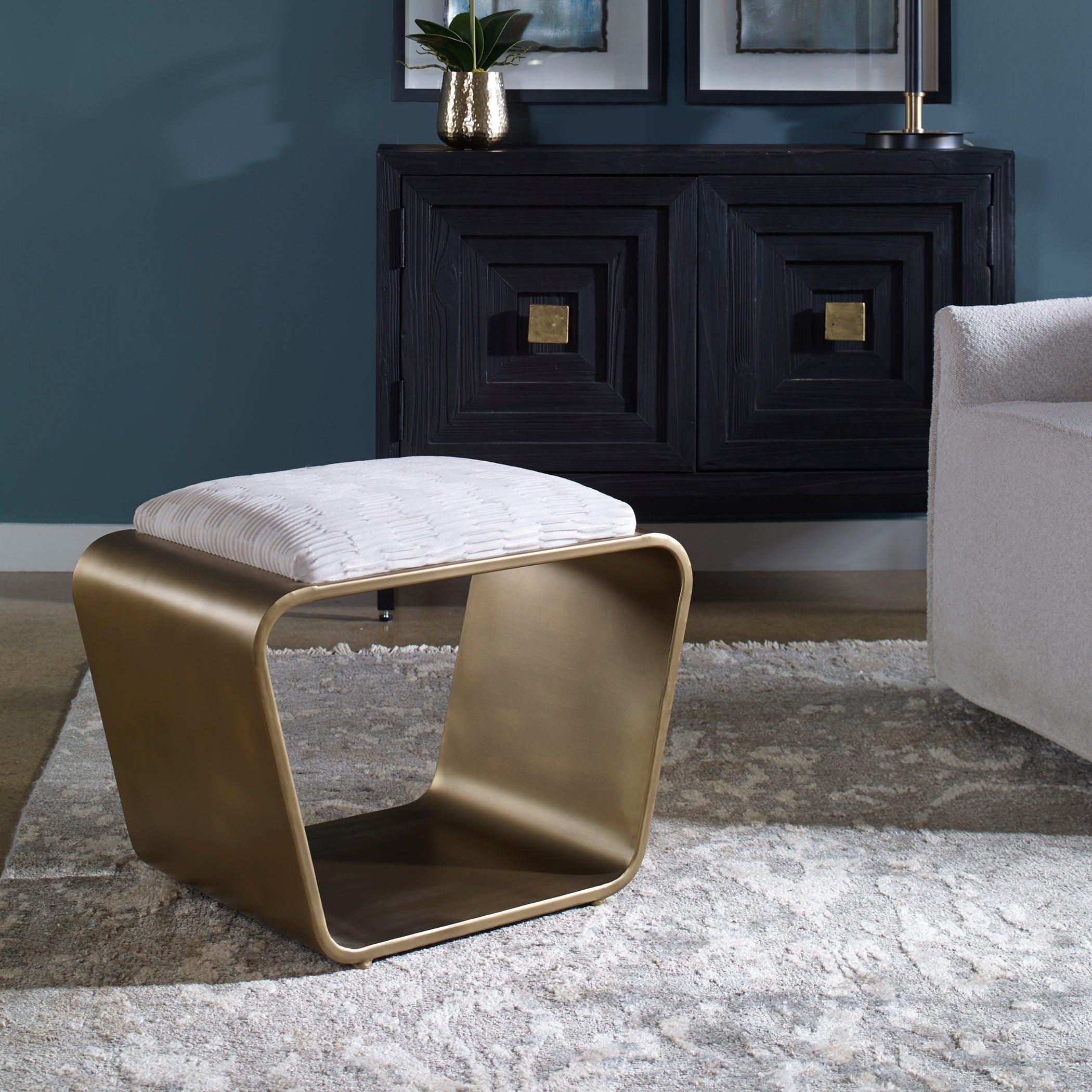 Hoop Small Gold Bench - Remutear