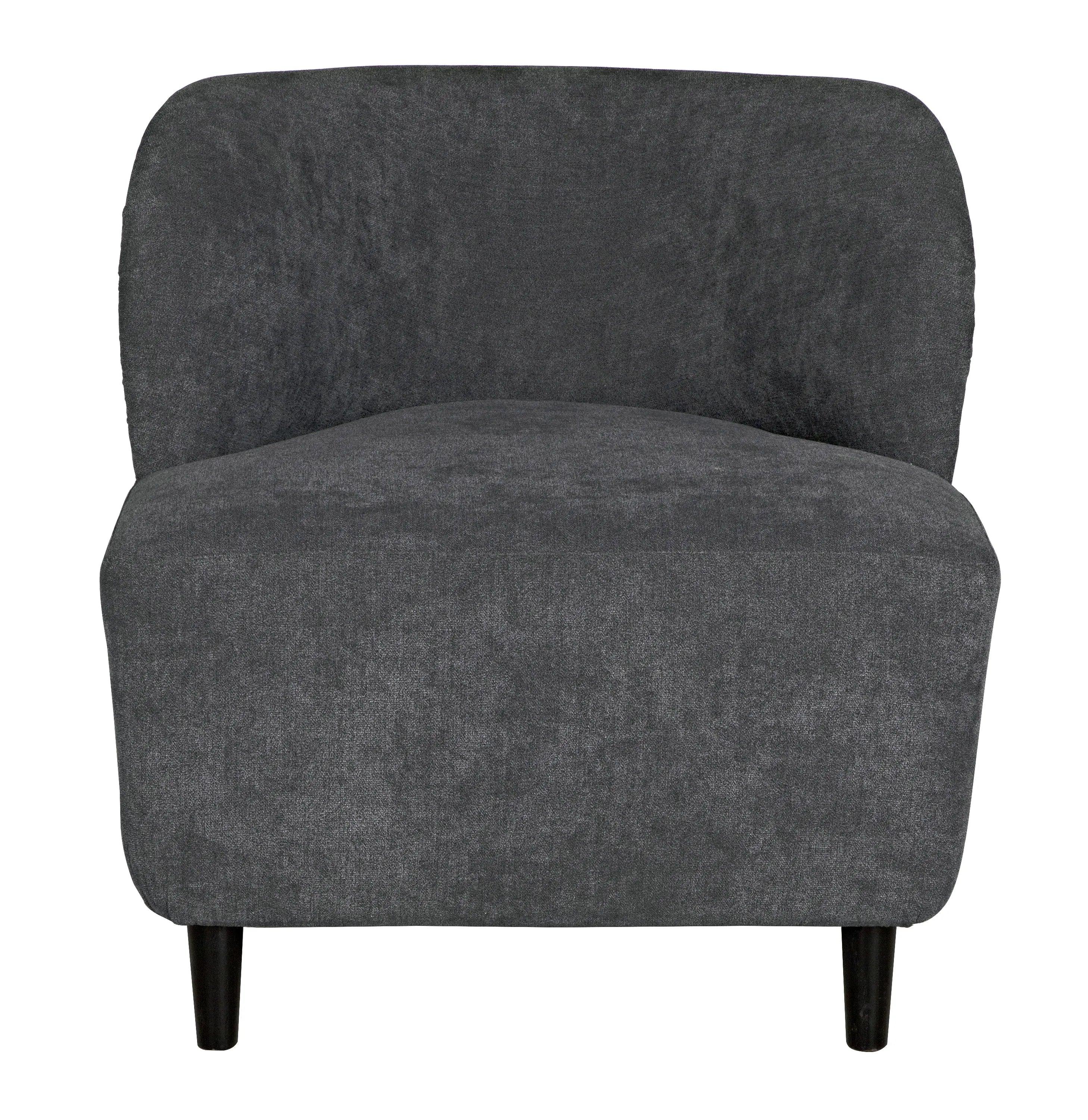 Laffont Chair with Grey Fabric - Remutear