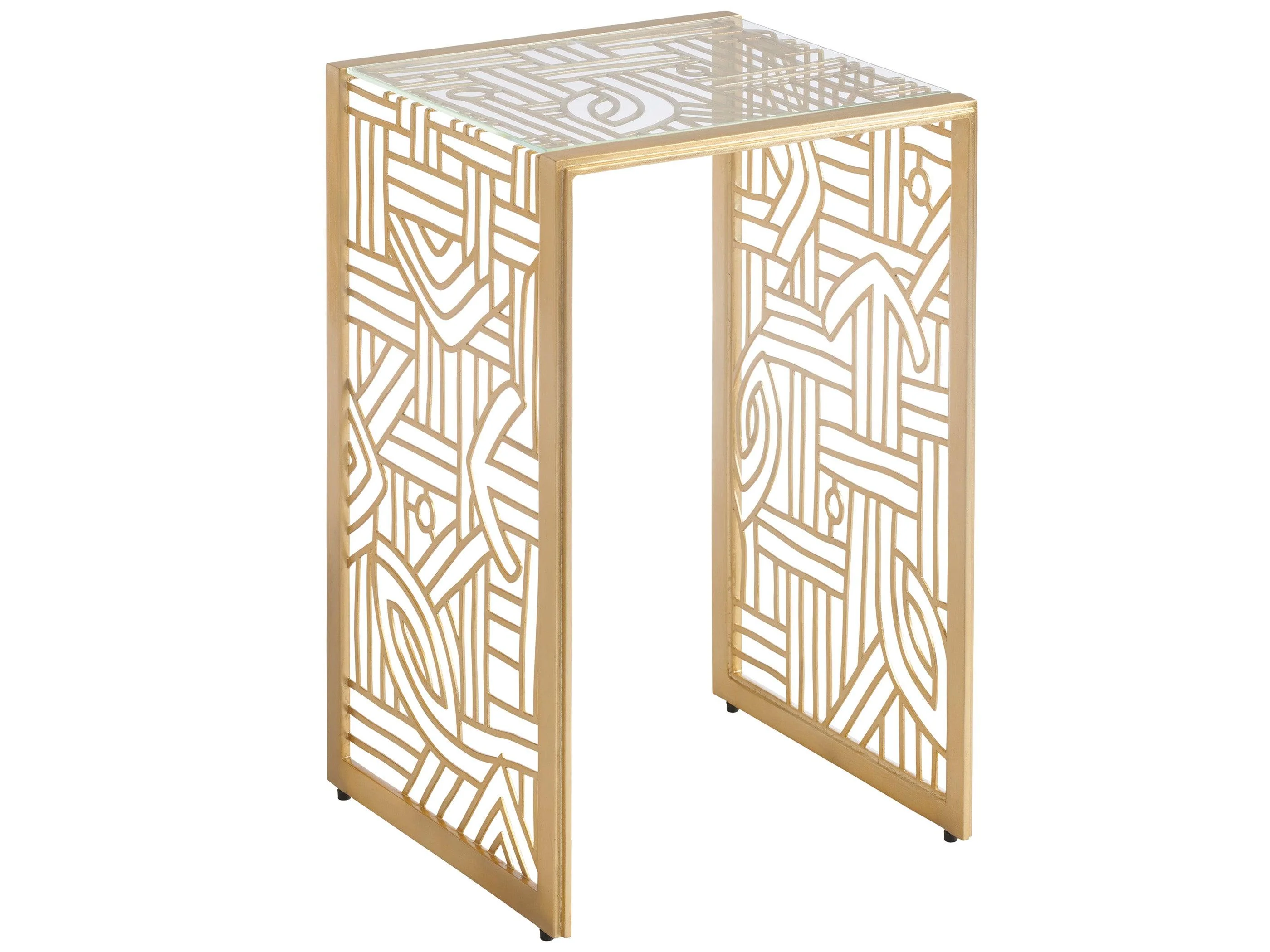 Palm Desert Redford Metal Accent Table - Remutear