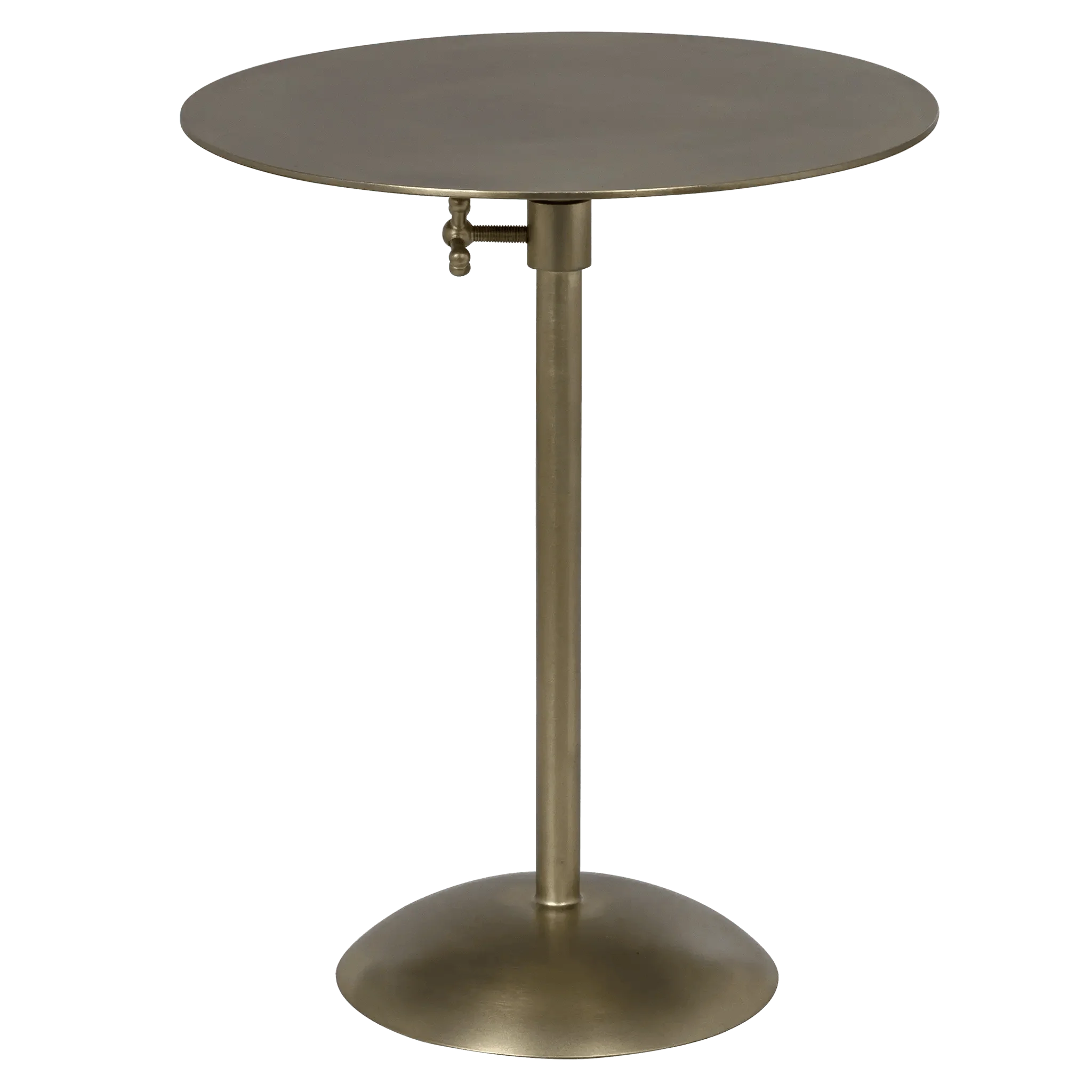 Felix Side Table, Metal with Brass Finish - Remutear