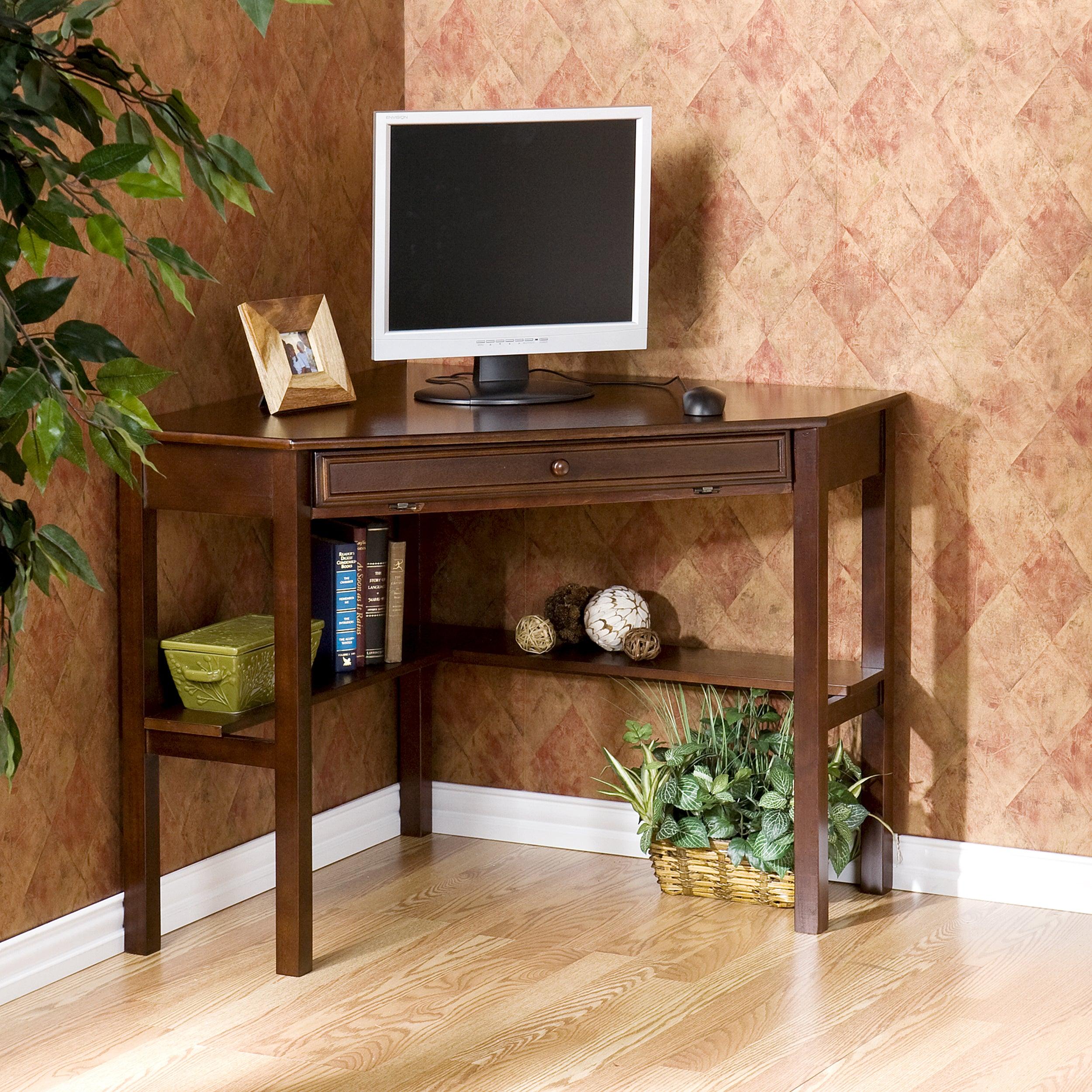 Wardboro Corner Computer Desk - Espresso - Remutear