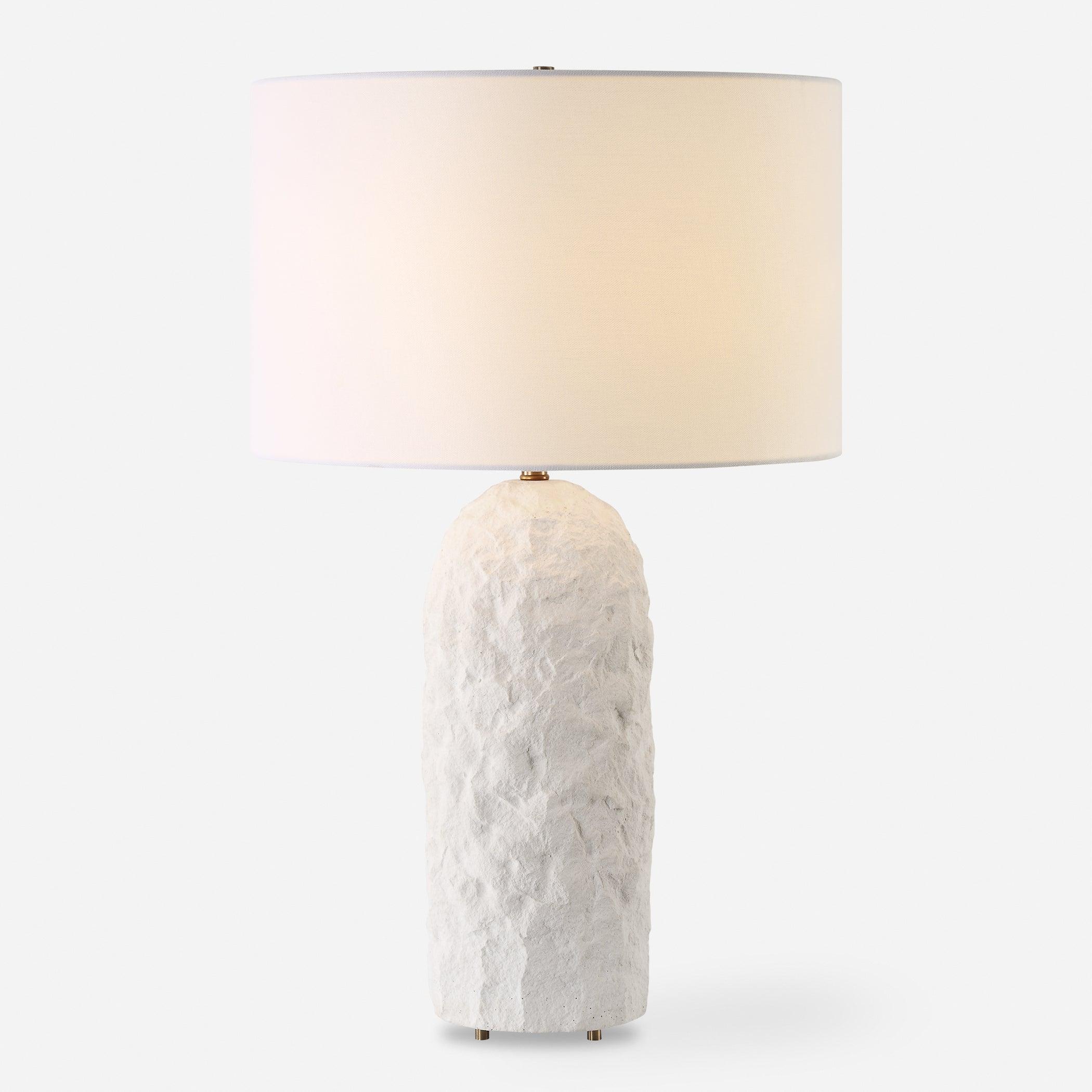 Vieste White Table Lamp - Remutear