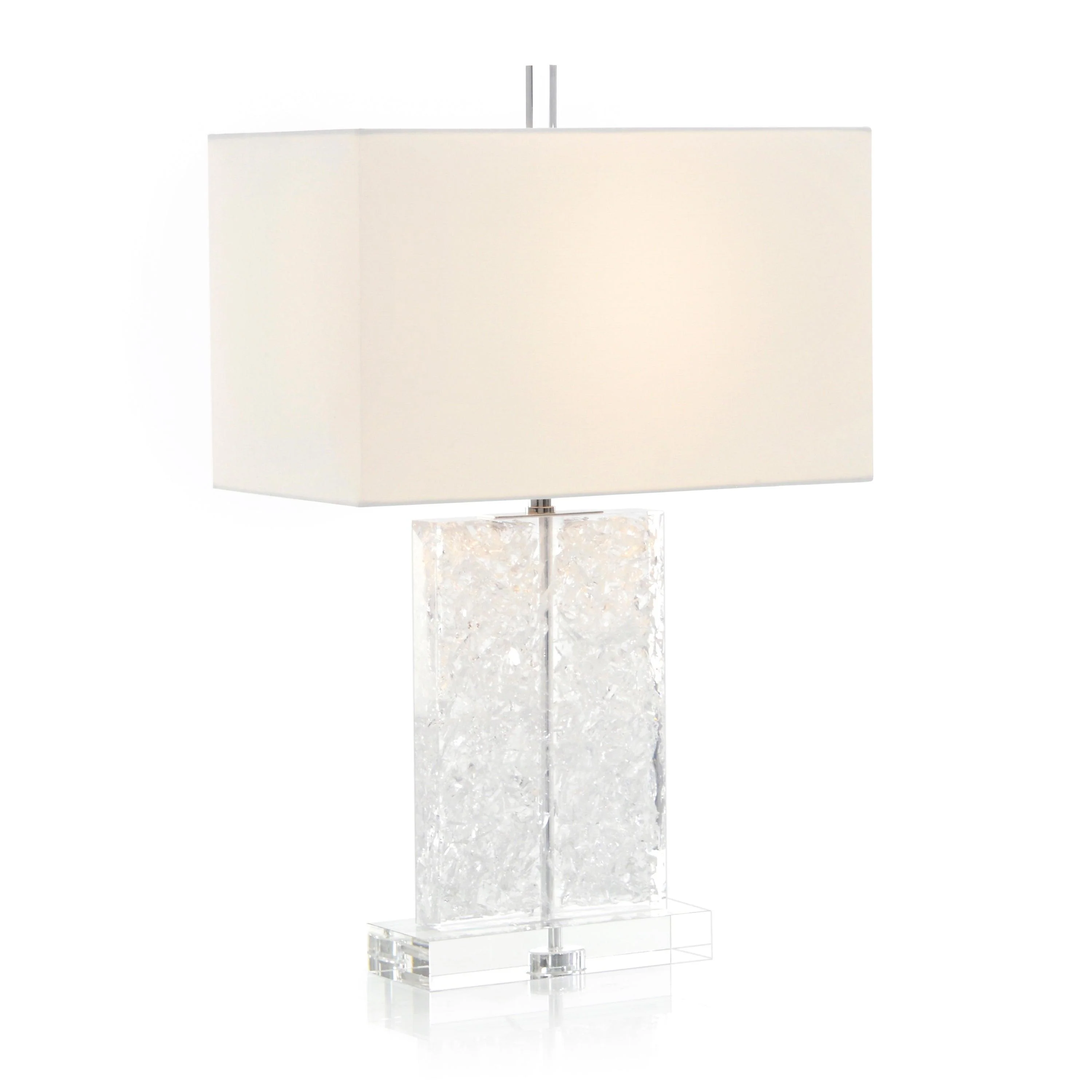 Glass and Acrylic Formed Table Lamp - Remutear
