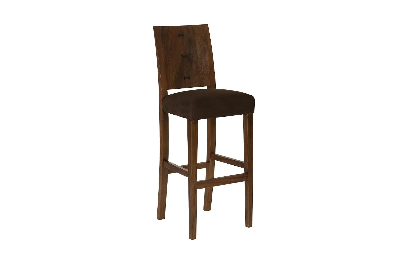 Ophelia Bar Stool, Chamcha Wood, Perfect Brown - Remutear