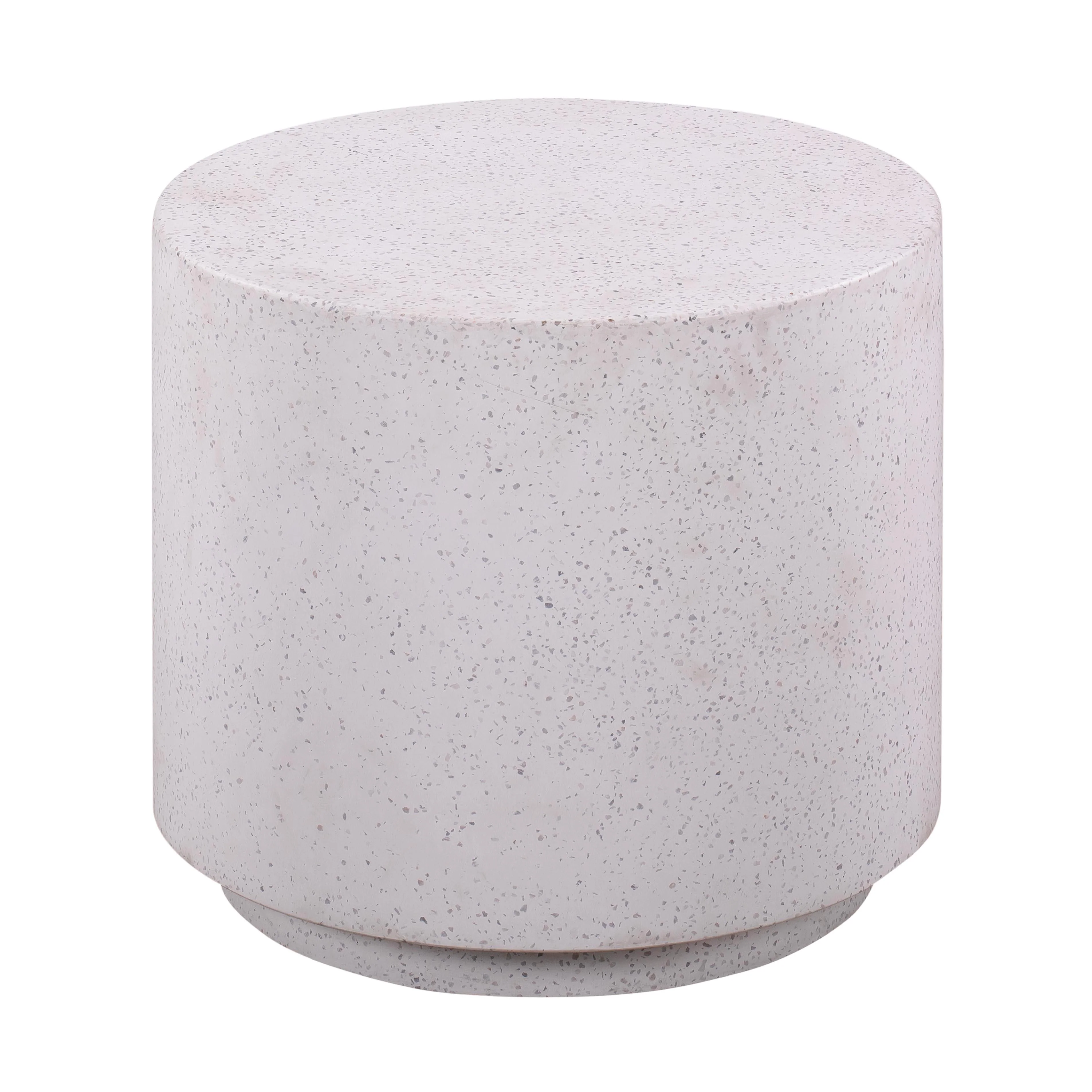 Terrazzo Light Speckled Side Table - Remutear