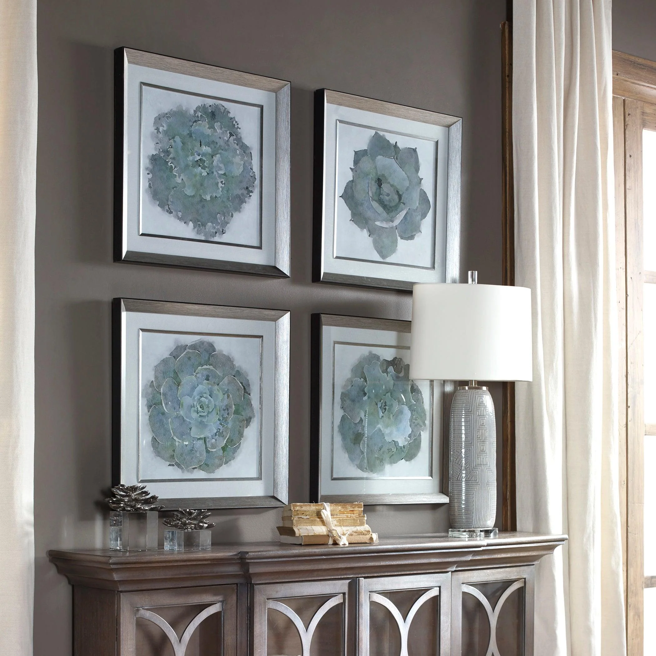 NATURAL BEAUTIES BOTANICAL PRINTS SET OF 4 - Remutear