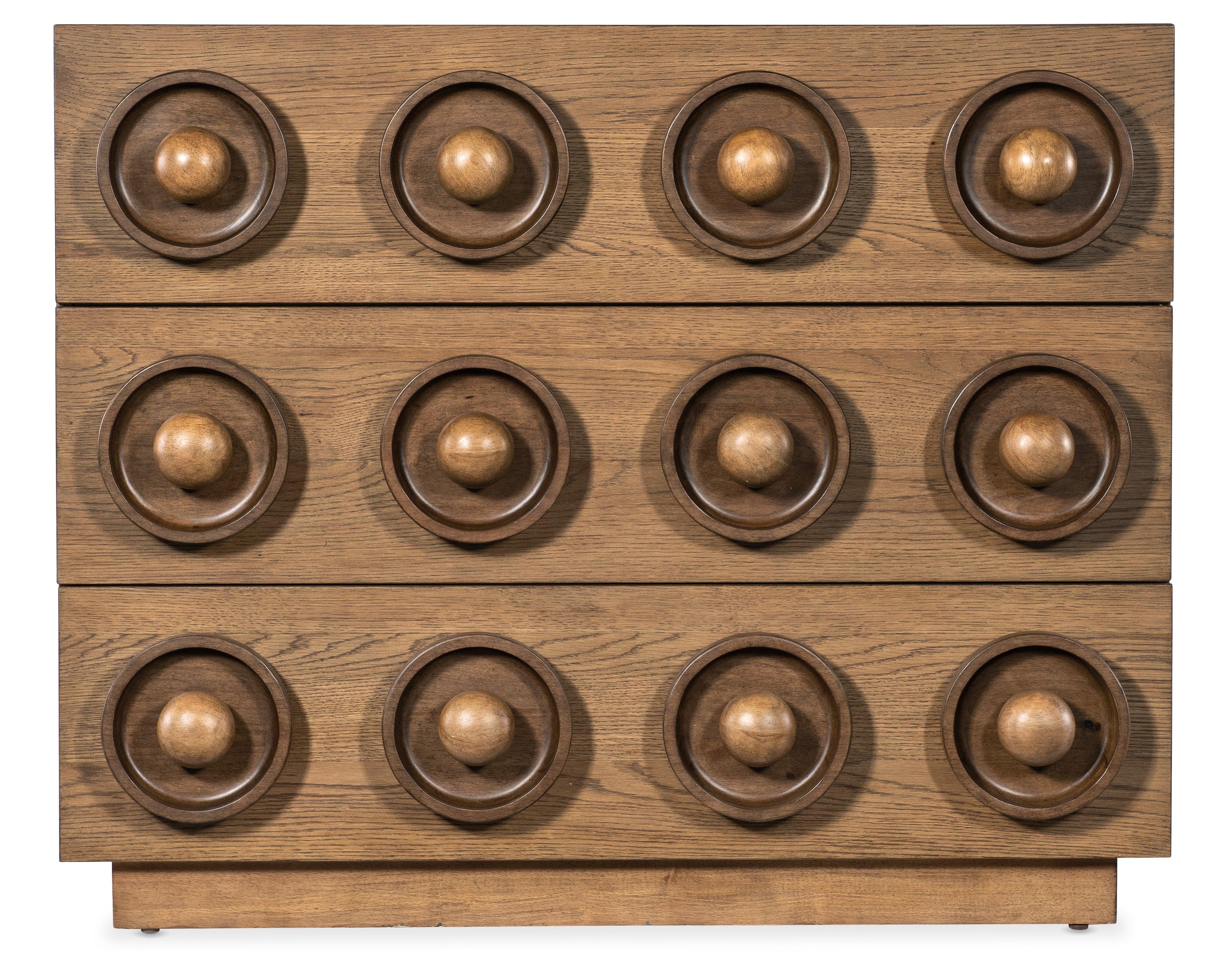 Commerce and Market Knobby 3-Drawer Cabinet - Remutear