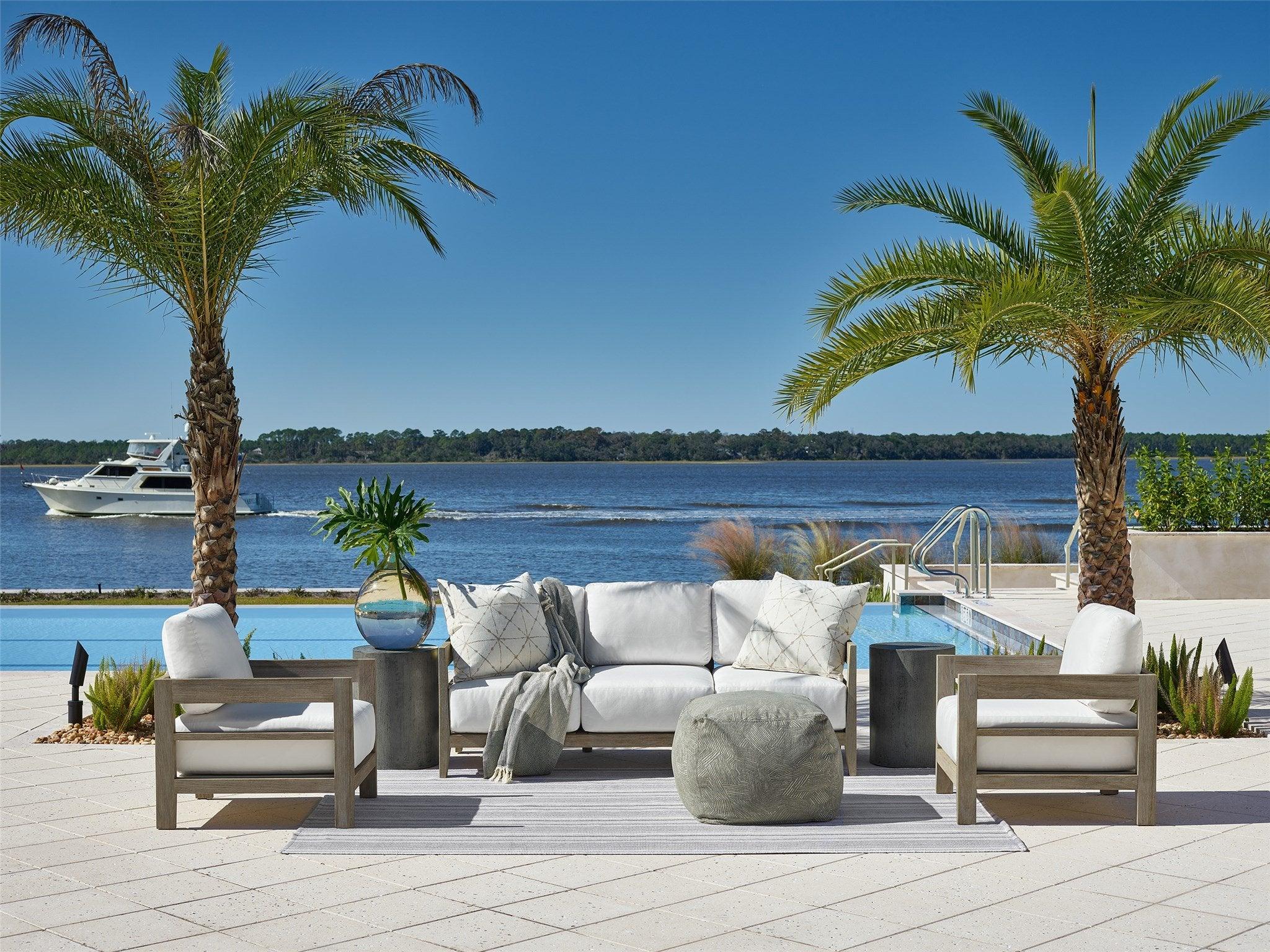 Outdoor La Jolla Teak Sofa - Remutear