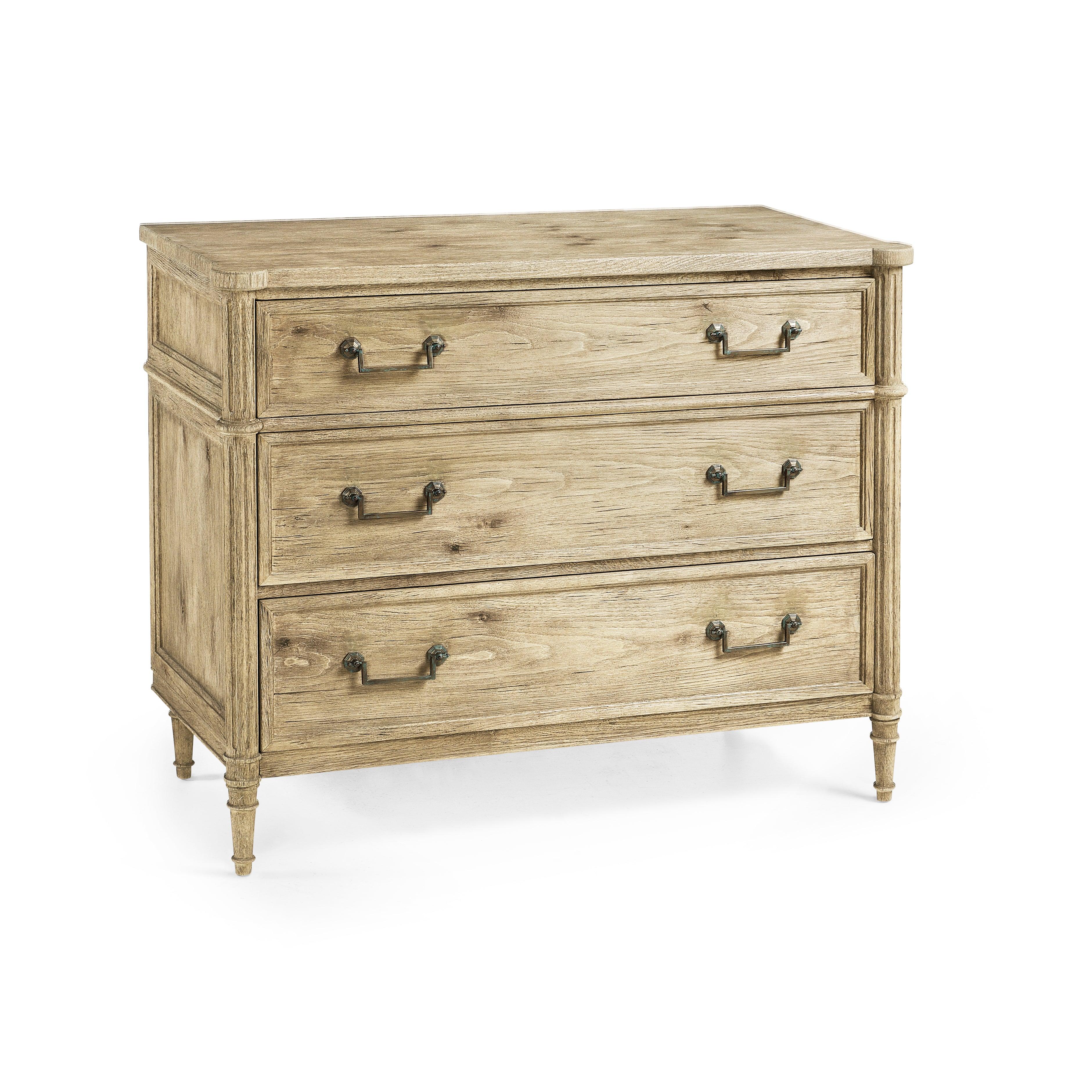 Timeless Kalpa Louis XVI Drawer Chest in Bleached Chestnut 42