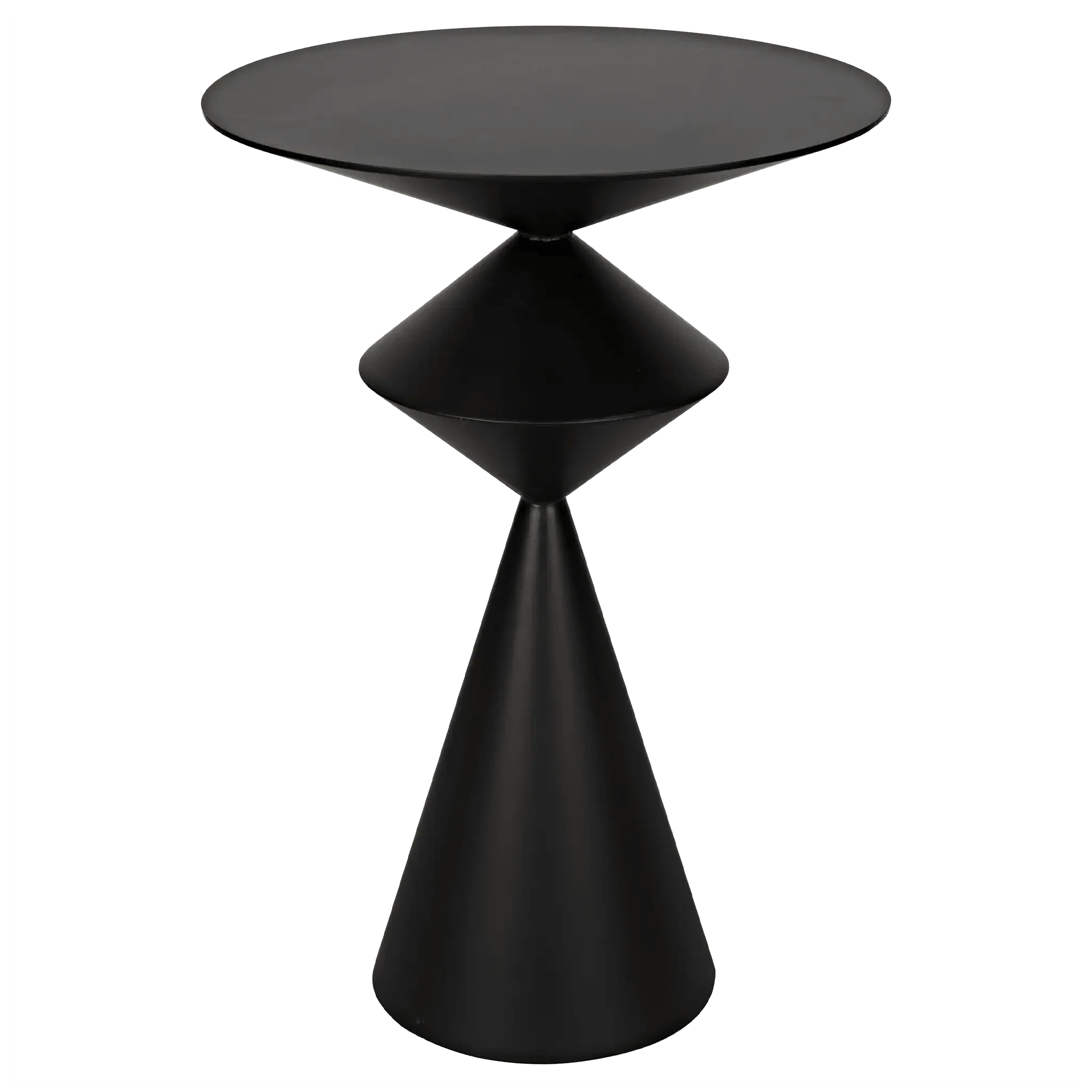 Zasa Side Table, Black Steel - Remutear
