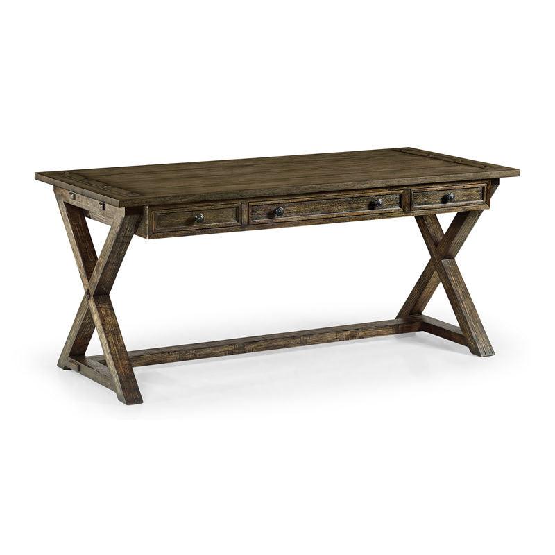 Casual Accents Dark Driftwood Desk - Remutear