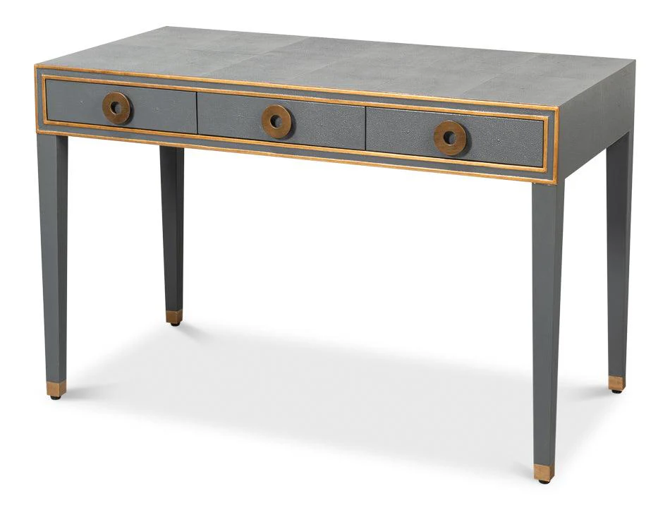 Gabriella Shagreen Desk/Table - Grey - Remutear