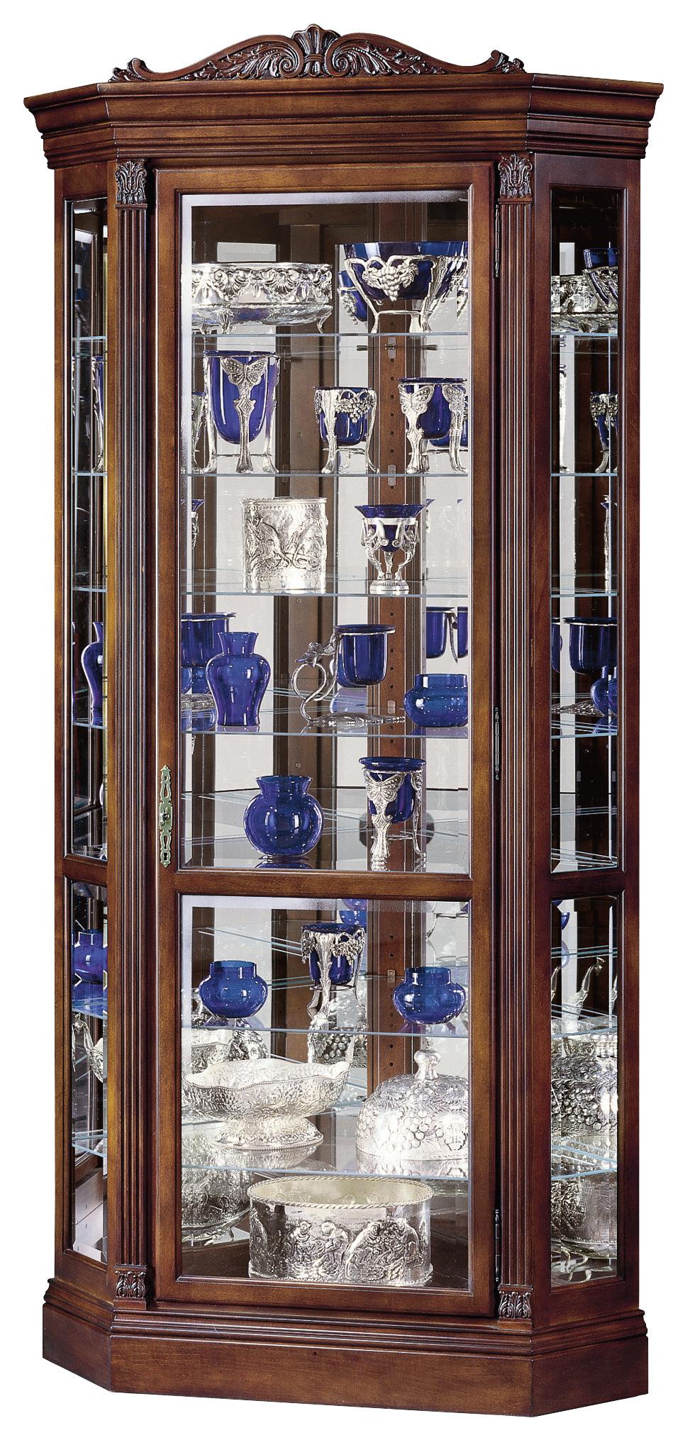 Embassy II Corner Curio Cabinet - Remutear