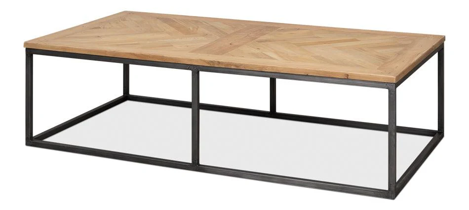 Cascade Cocktail Table - Driftwood Finish - Remutear