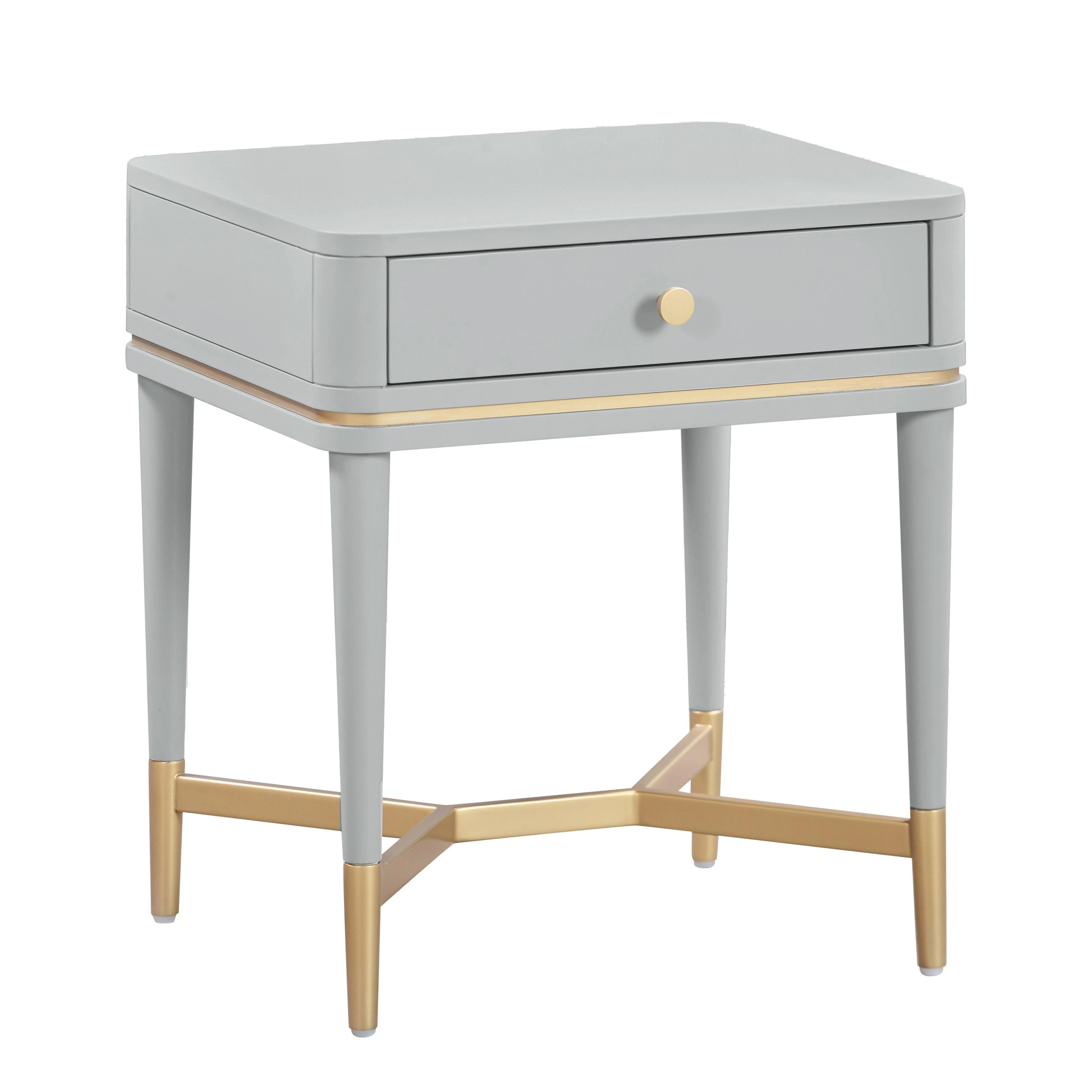 Julieta Grey Nightstand - Remutear