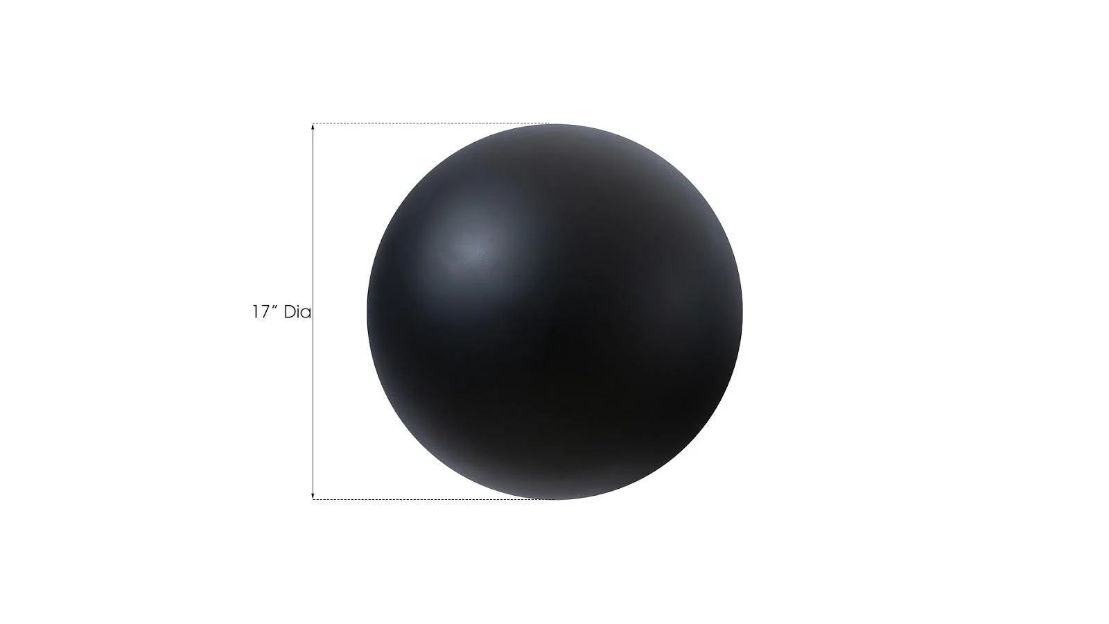 Ball on the Wall, Medium, Matte Black - Remutear