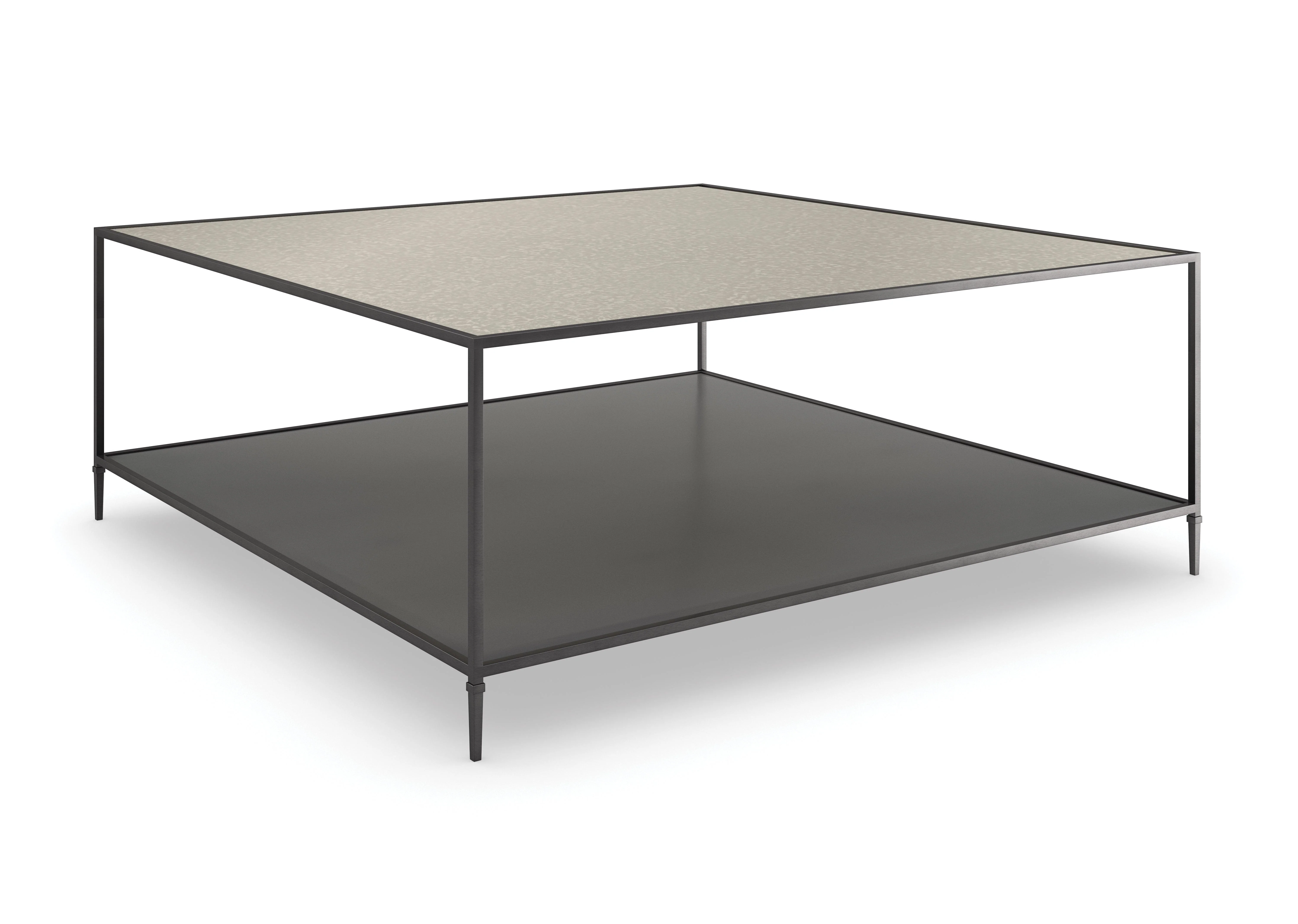 Classic Smoulder Square Cocktail Table - Remutear