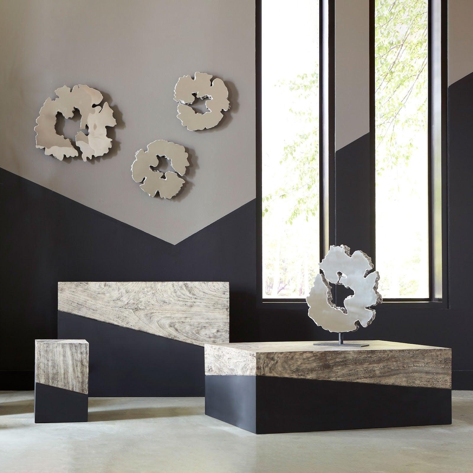 Geometry Stool, Gray Stone - Remutear