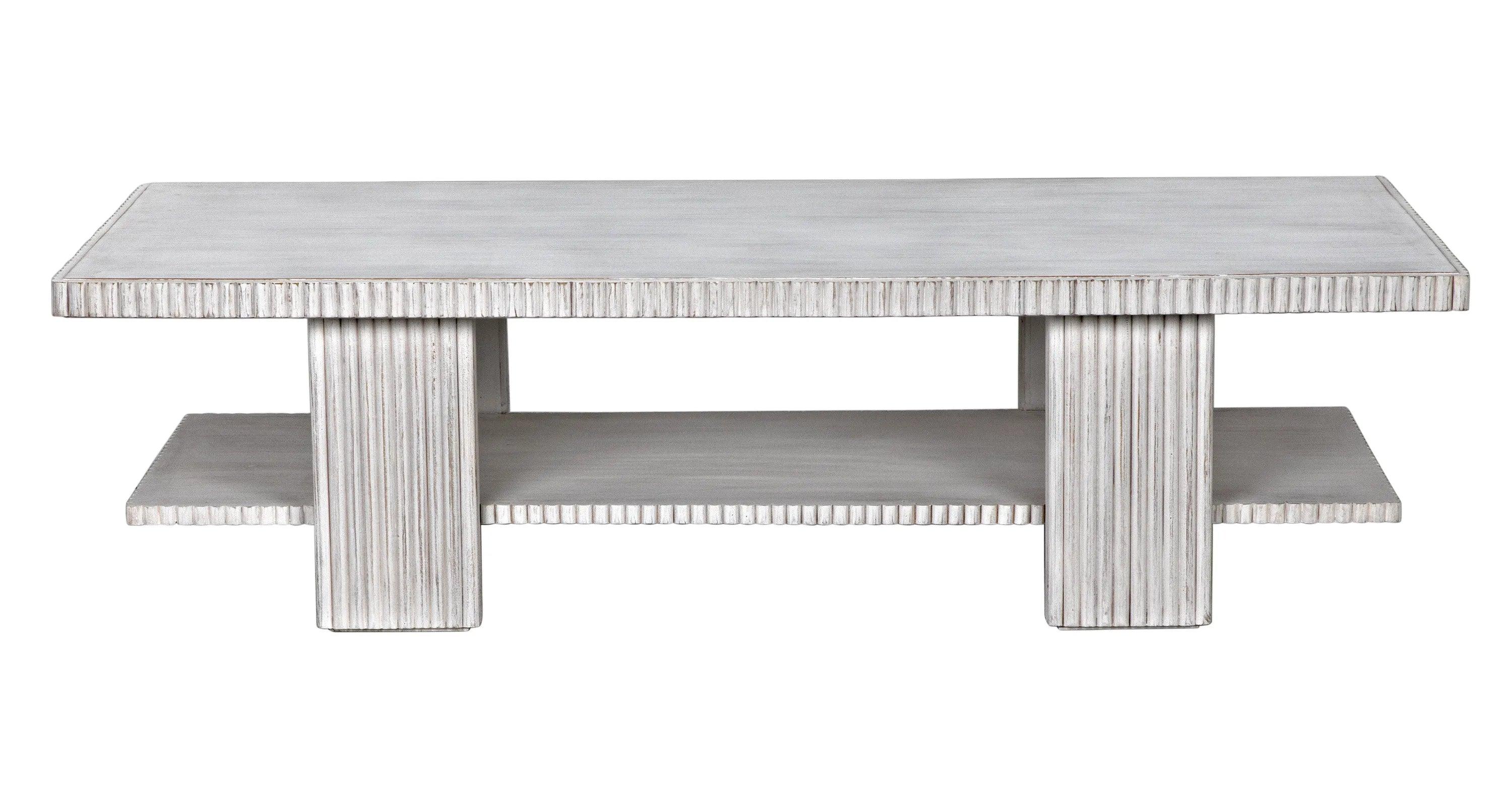 Humphrey Coffee Table, White Wash - Remutear