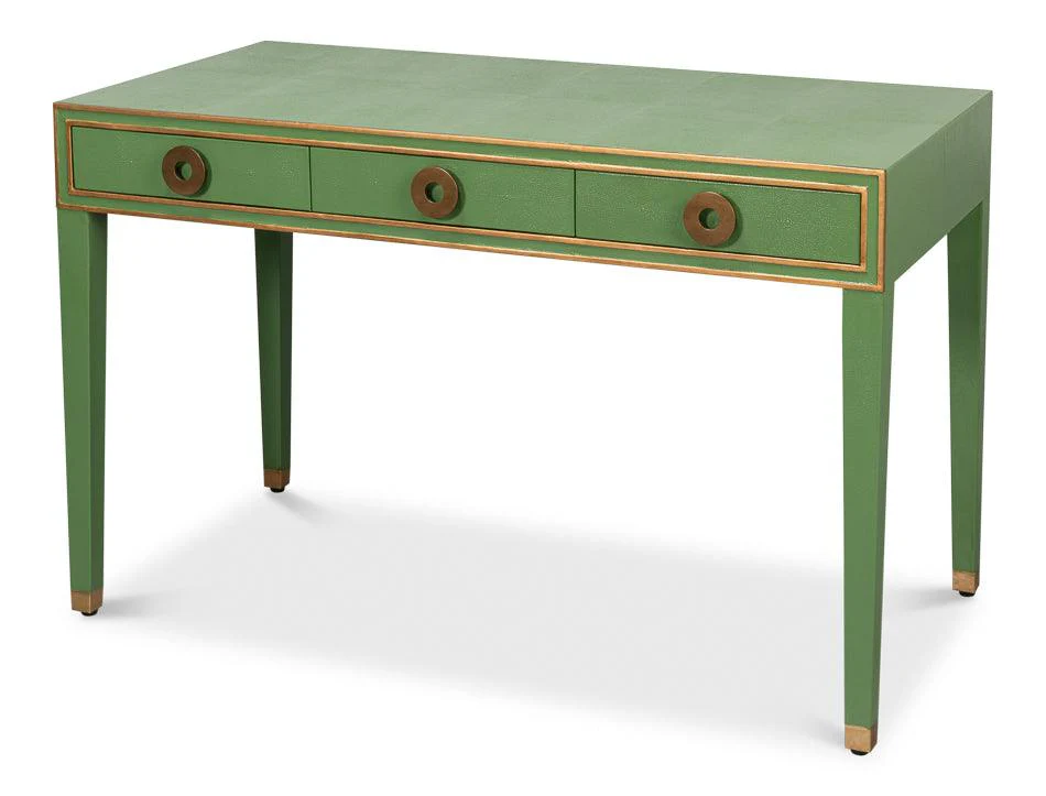 Gabriella Shagreen Desk/Table Watercress - Remutear