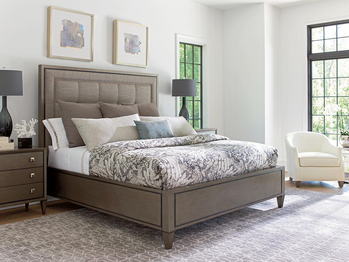 Ariana St. Tropez Upholstered Panel Bed - Remutear