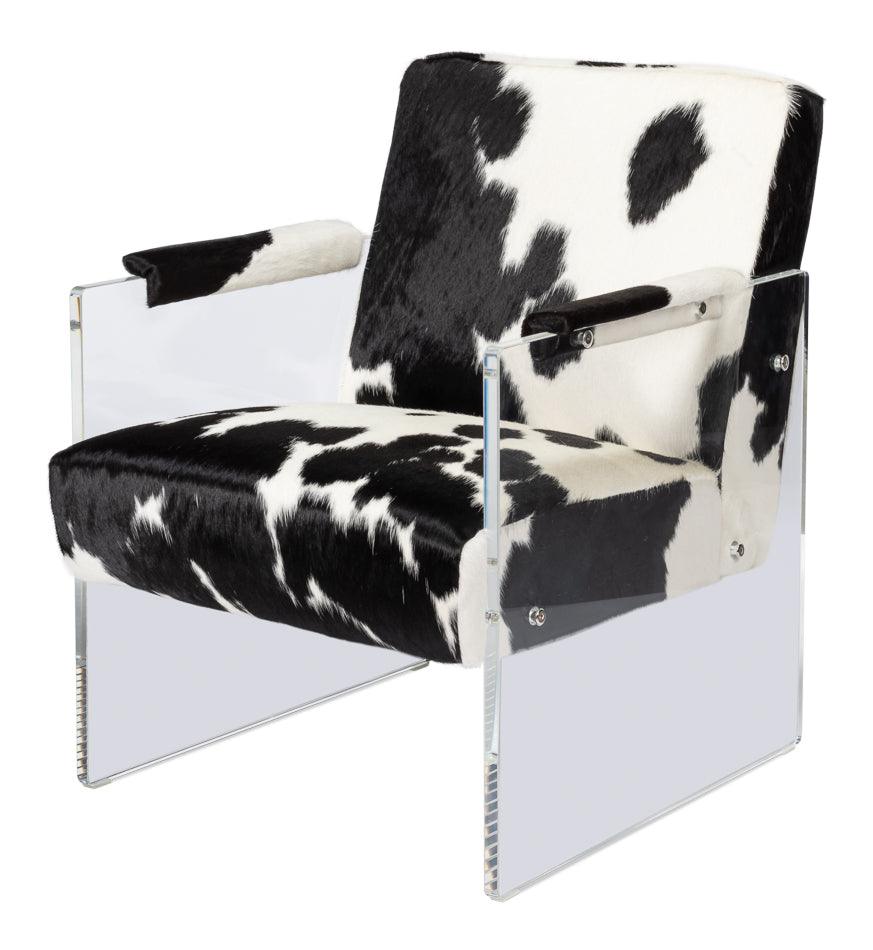 Holloway Armchair - Black & White - Remutear