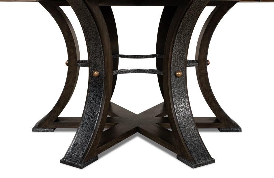 Tower Jupe Dining Table - Lg Artisan Grey - Remutear