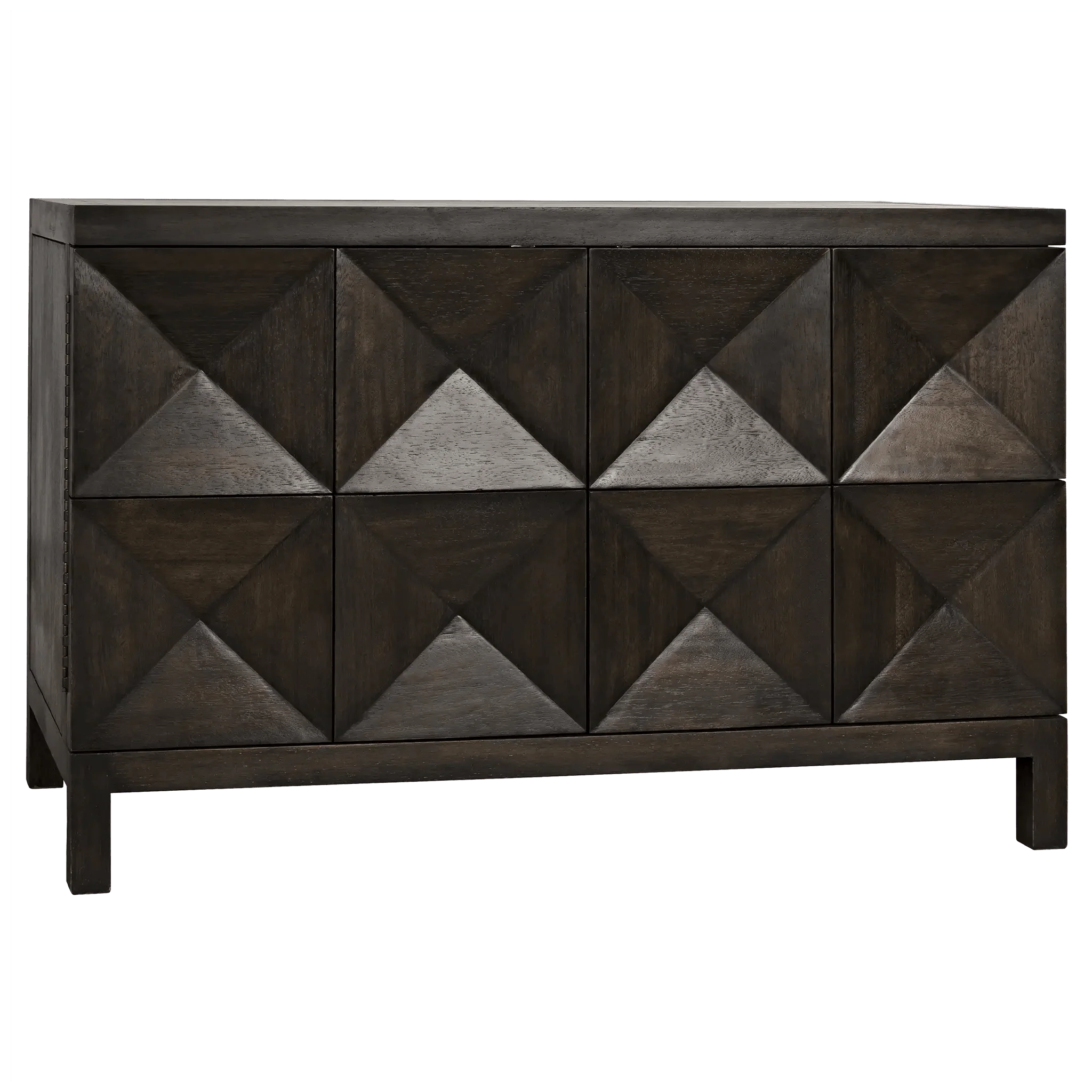 Quadrant 2 Door Sideboard, Ebony Walnut - Remutear