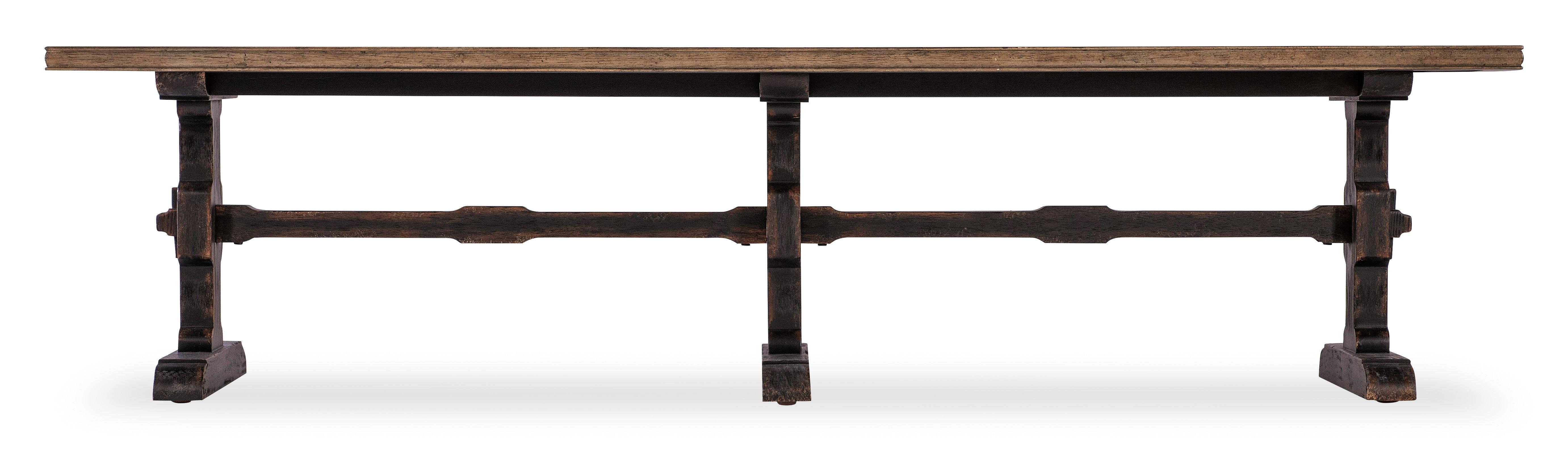 Americana Trestle Rectangle Cocktail Table - Remutear