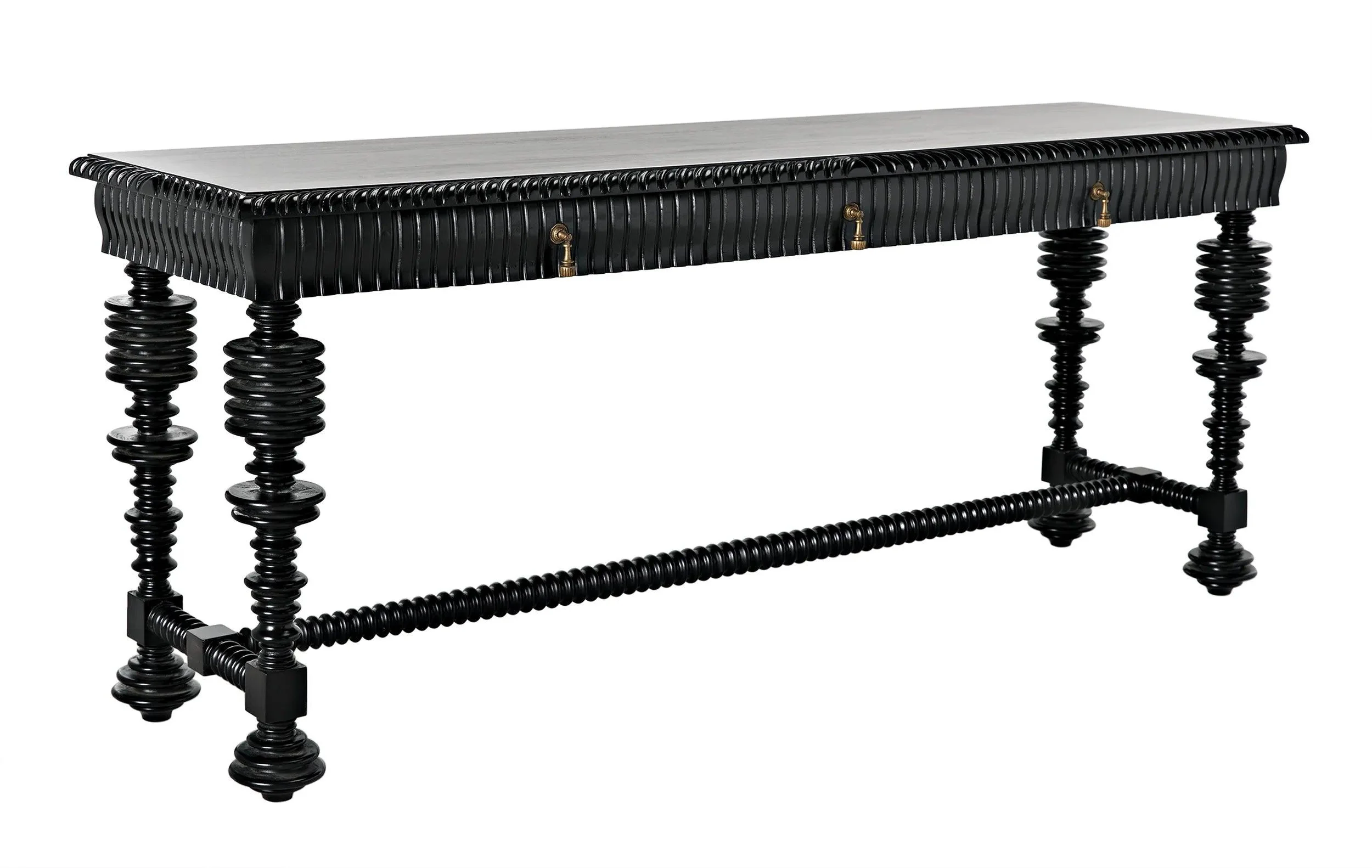 Portuguese Console, Hand Rubbed Black - Remutear