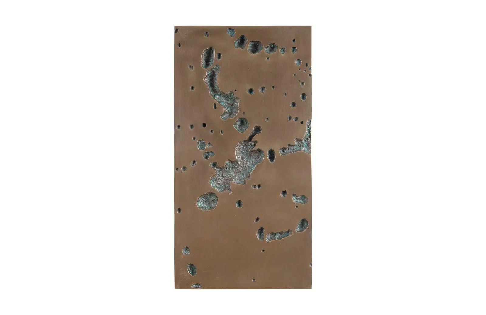 Splotch Wall Art 3, Rectangle, Bronze Finish - Remutear