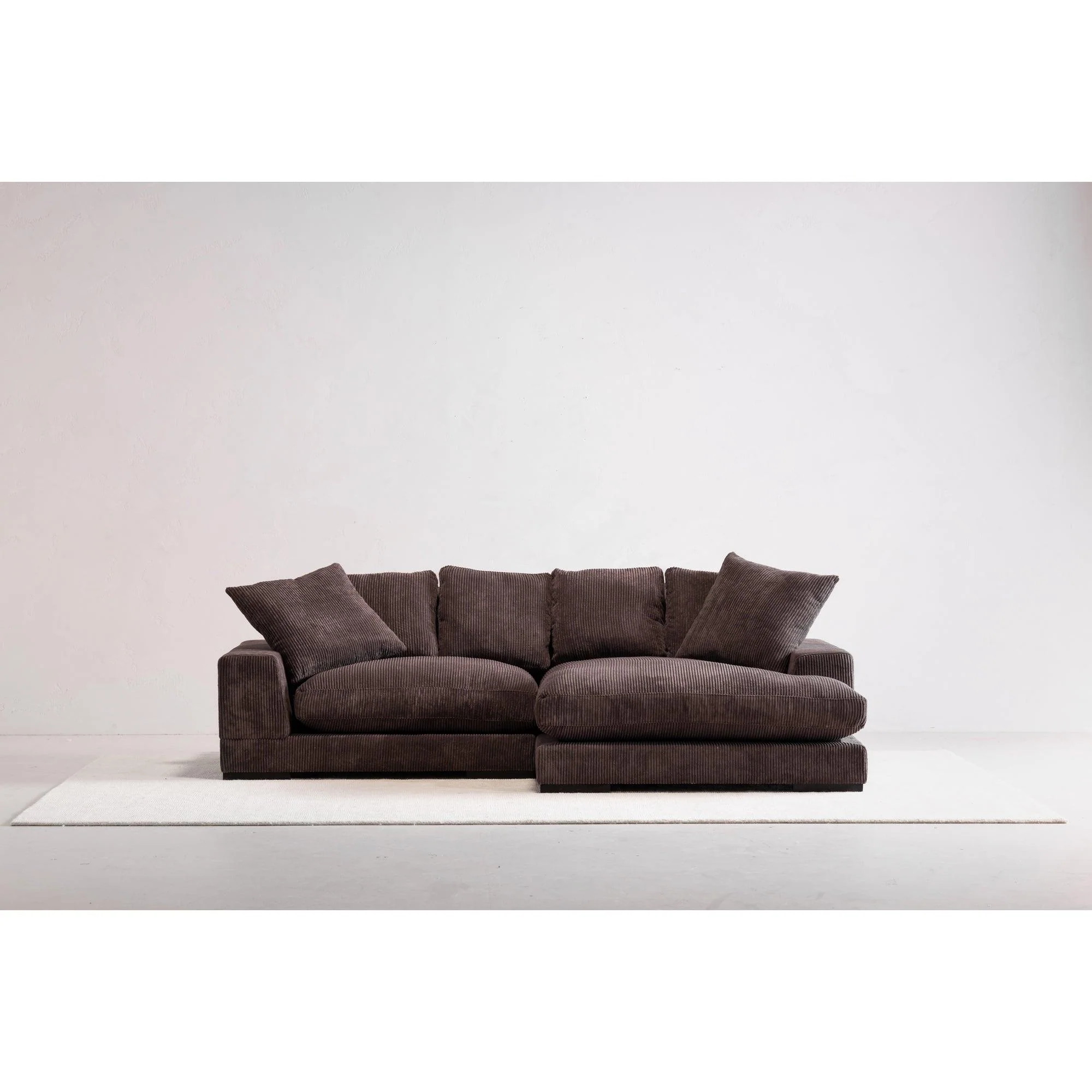 Plunge Sectional Dark Brown - Remutear