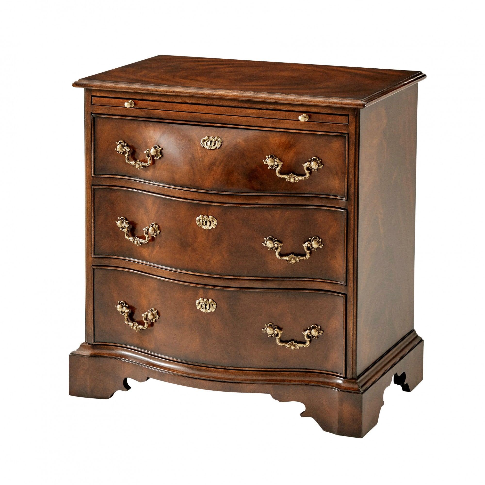 The India Silk Bedside Nightstand - Remutear