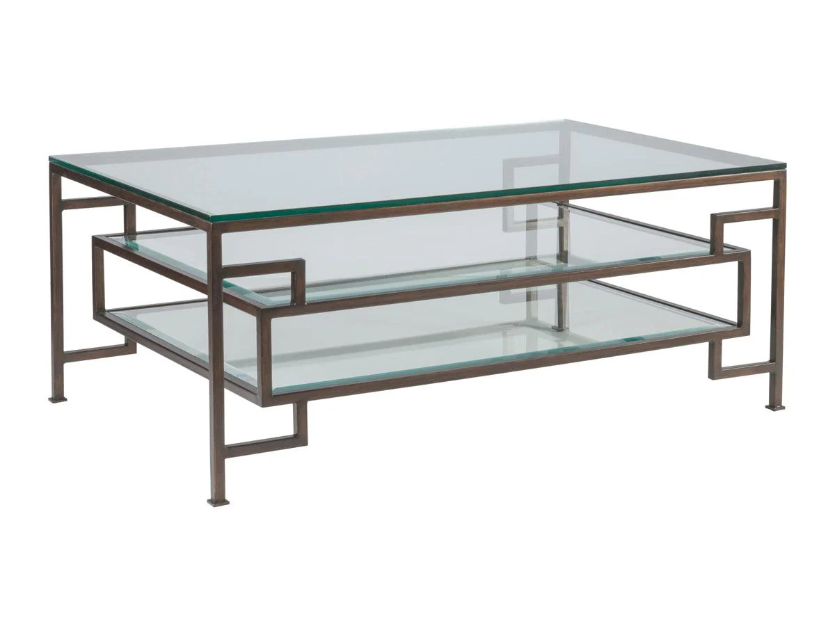 Metal Designs Suspension Rectangular Cocktail Table - Remutear