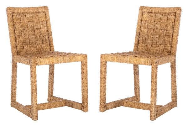 JERMAINE WOVEN DINING CHAIR (SET OF 2) - Remutear