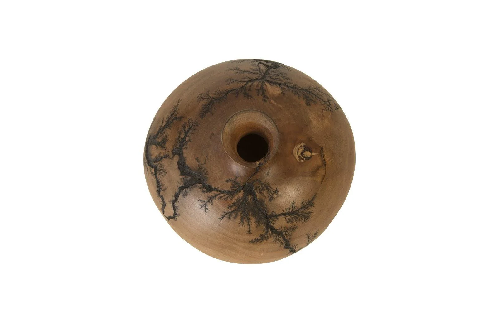 Lightning Vase, Mango Wood, Short - Remutear
