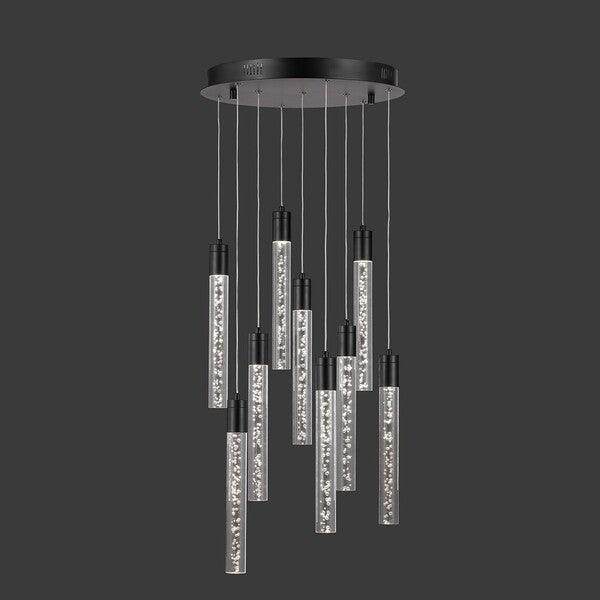NICOLLE ACRYLIC 9 LIGHT CHANDELIER - Remutear