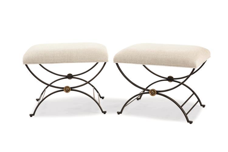 Monarch Niles Bench With Fabric Seat - Remutear