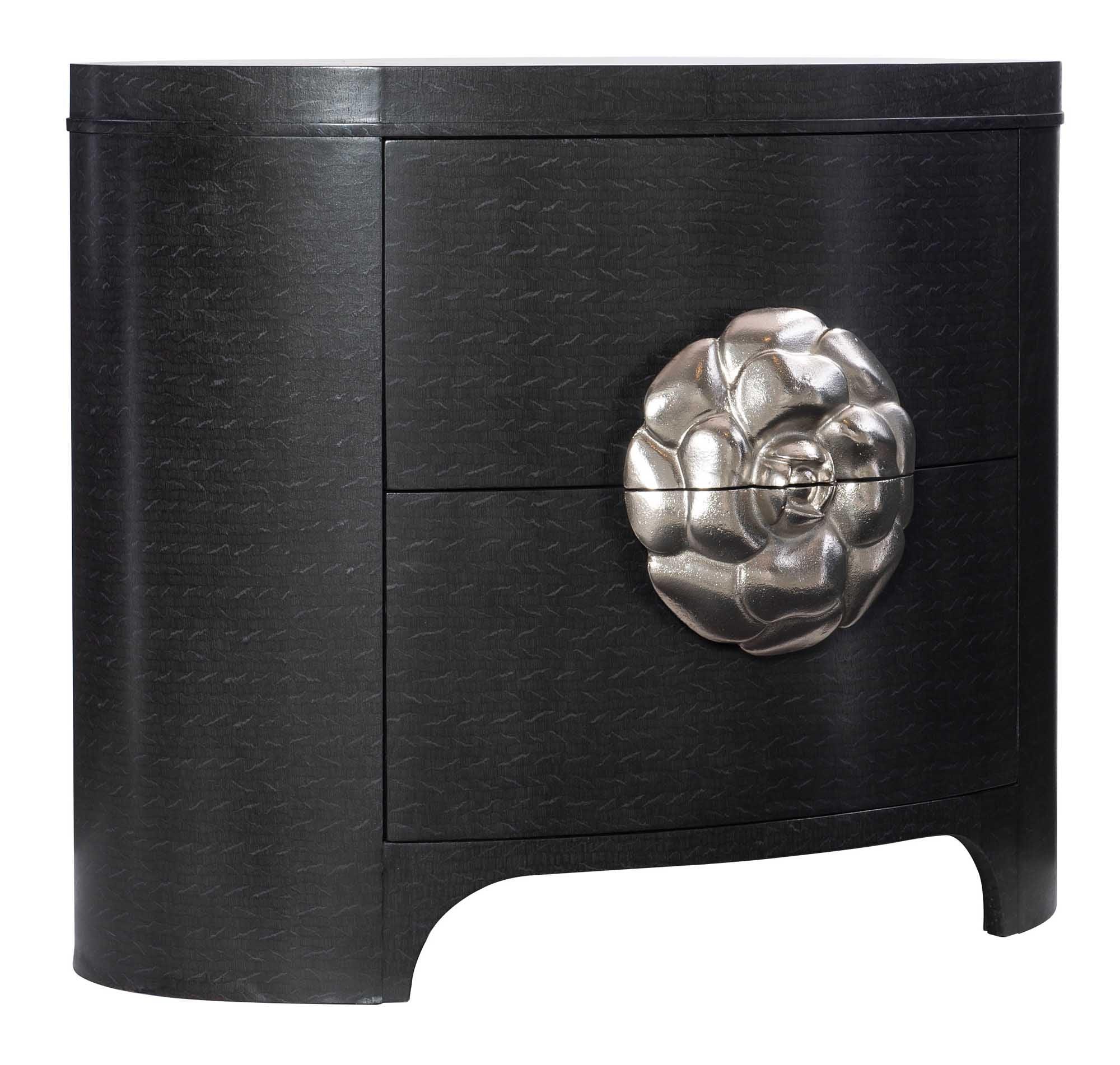 SILHOUETTE NIGHTSTAND OVAL DARK BROWN - Remutear