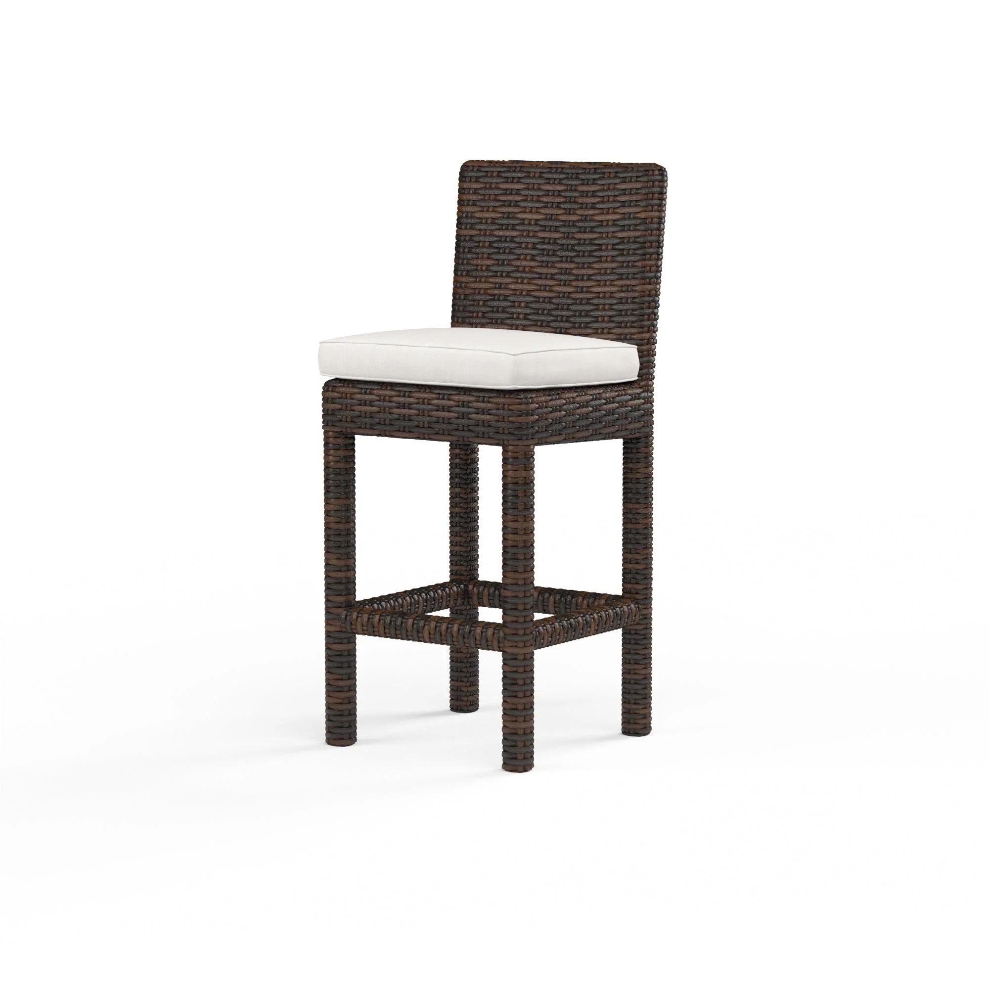 Montecito Barstool in Canvas Flax w/ Self Welt - Remutear